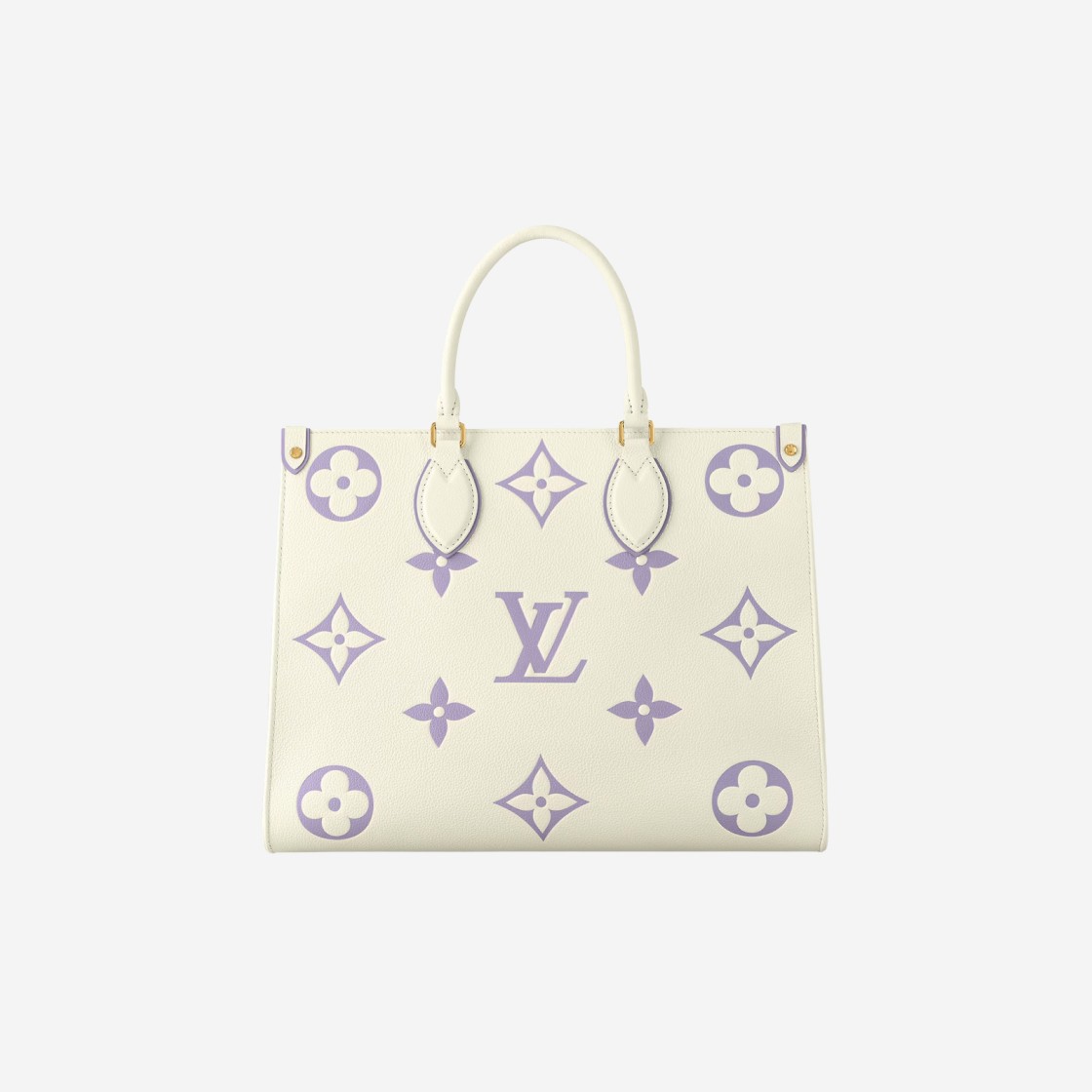 Louis Vuitton Onthego MM Bicolor Monogram Empreinte Leather Latte Bubble Tea 상세 이미지 4