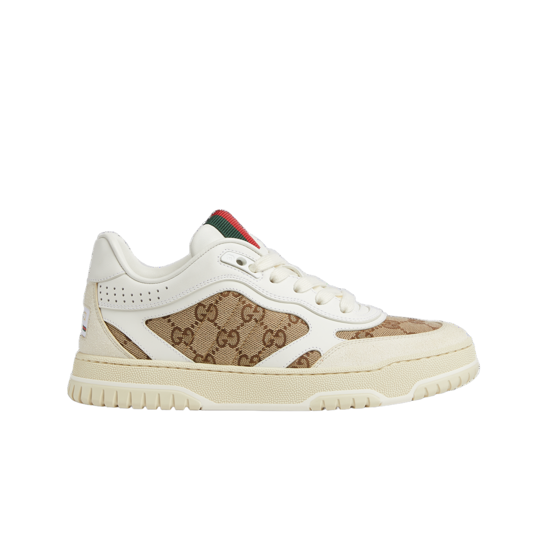 (W) Gucci Re-Web Sneaker Beige Ebony Original GG Canvas 상세 이미지 1