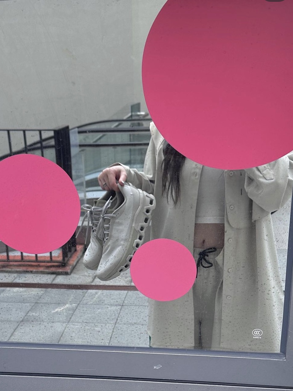 (W) On Running x Post Archive Faction (Paf) Cloudmonster 2 Moondust Chalk, (W) On Running x Post Archive Faction (Paf) Cloudmonster 2 Black Magnet 착용 스타일 - 6