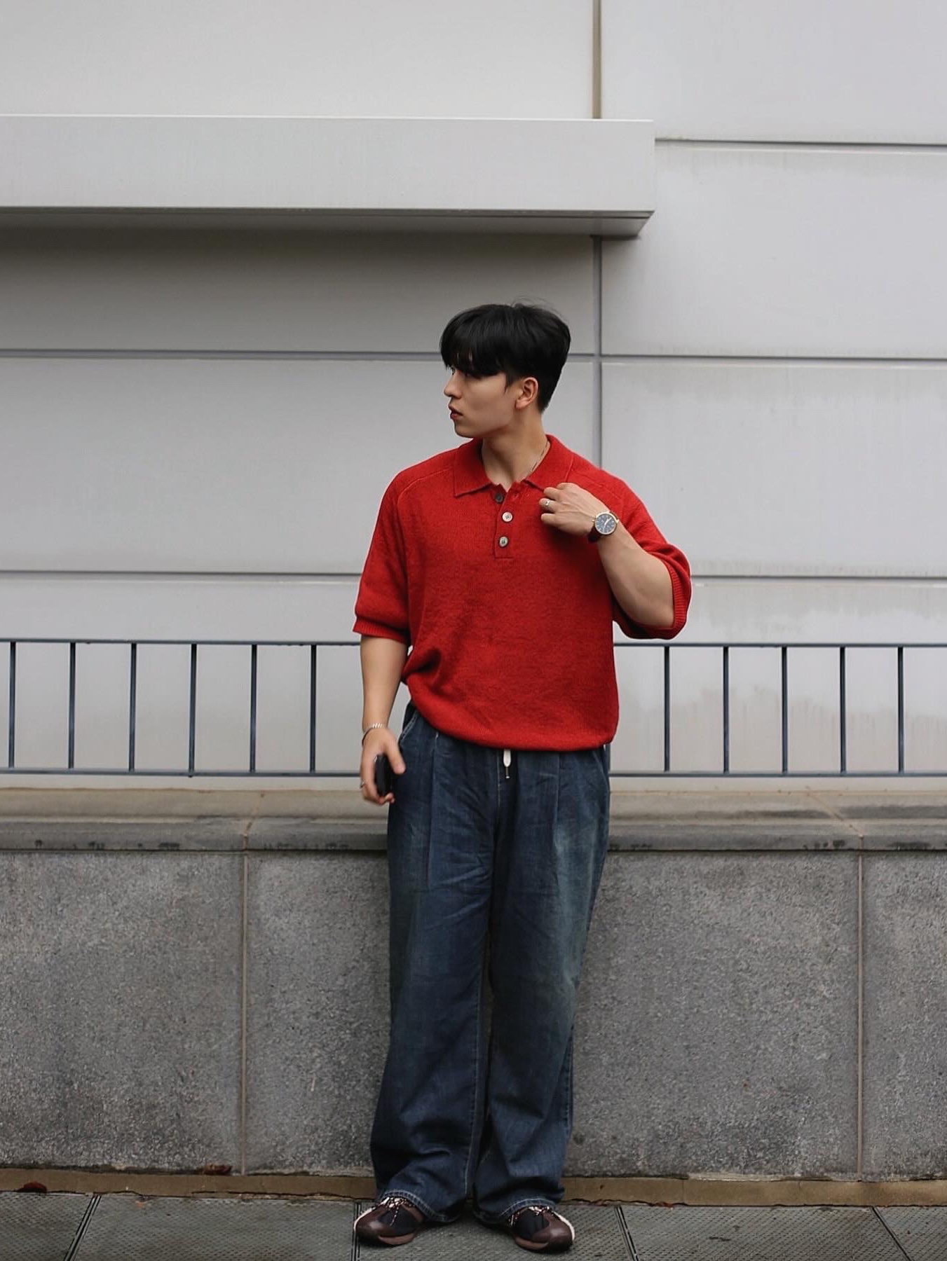 Adidas x Song for the Mute Country OG Core Black Core White 착용 스타일 - 5