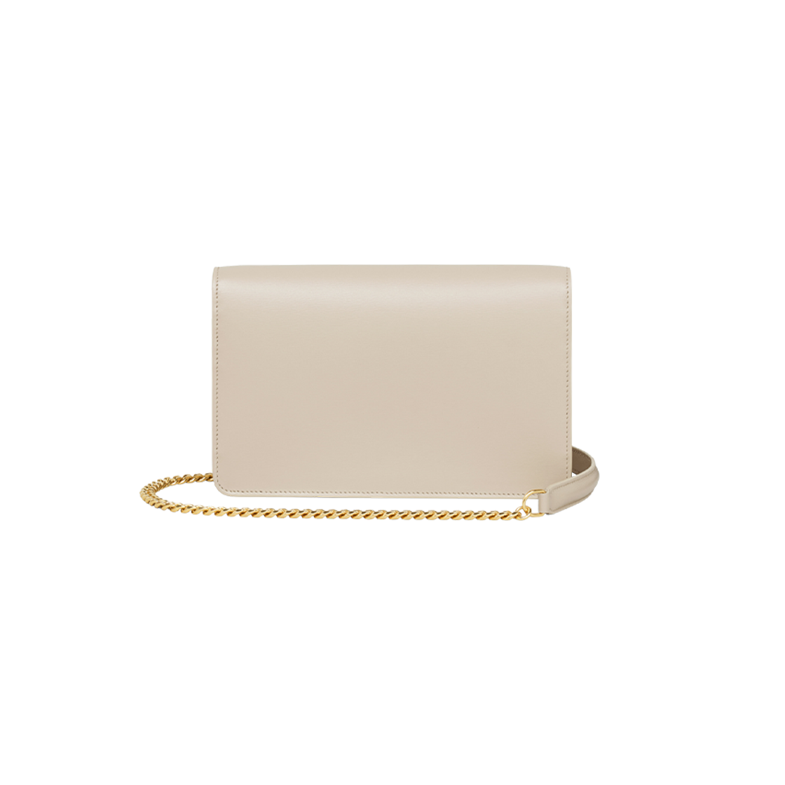 Celine Wallet On Chain Margo in Shiny Calfskin Light Stone 상세 이미지 3