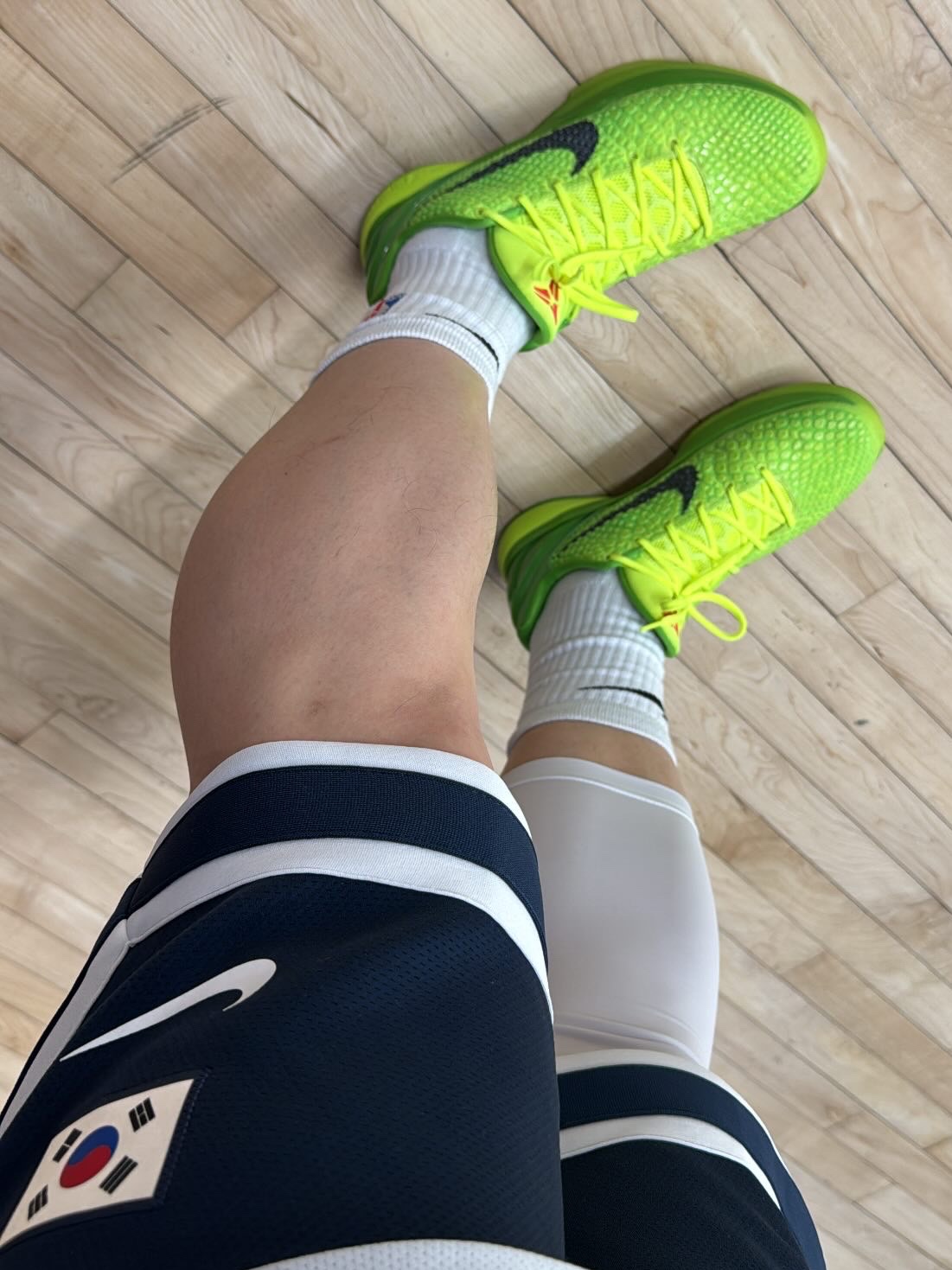 Nike Kobe 6 Protro Green Apple 착용 스타일