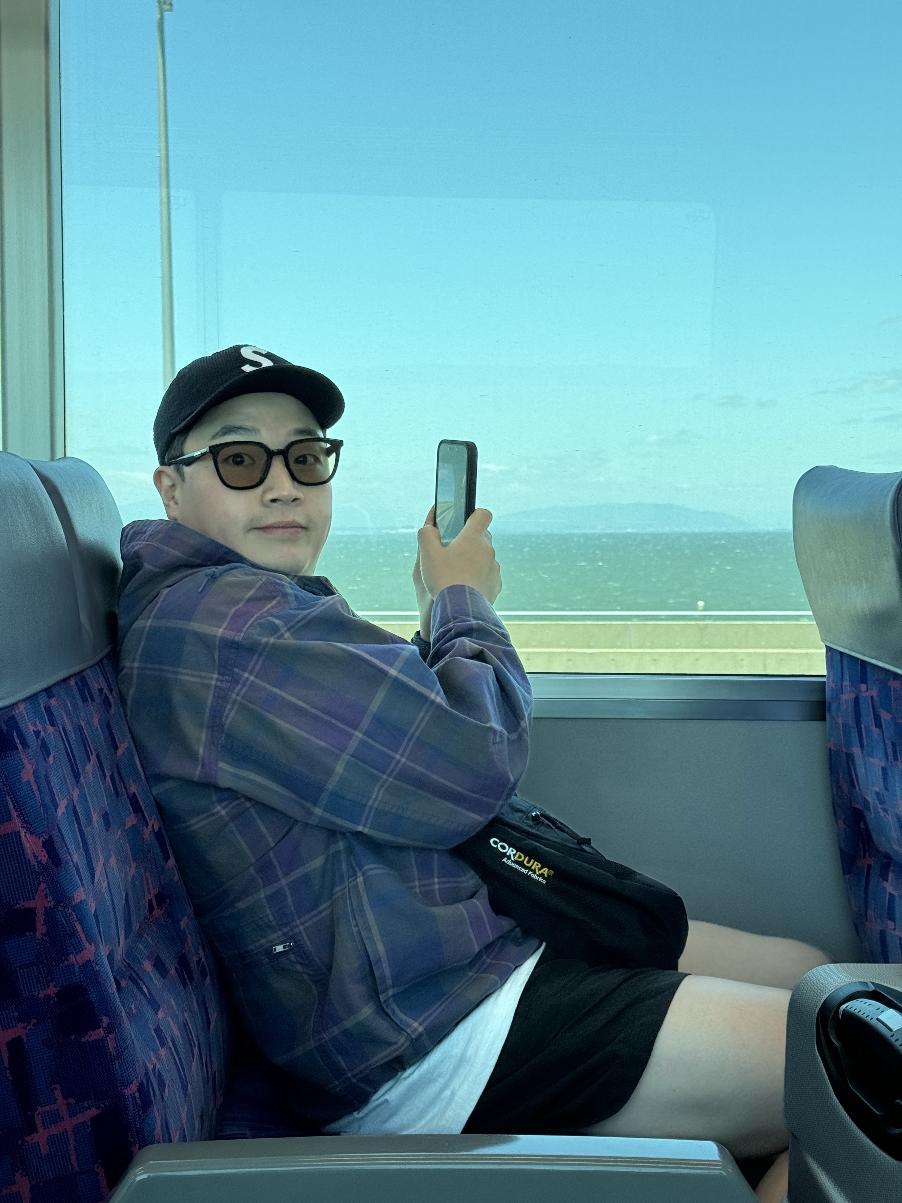Supreme Seersucker S Logo 6-Panel Black - 24SS, Supreme Cotton Utility Anorak Plaid - 24SS 착용 스타일 - 2