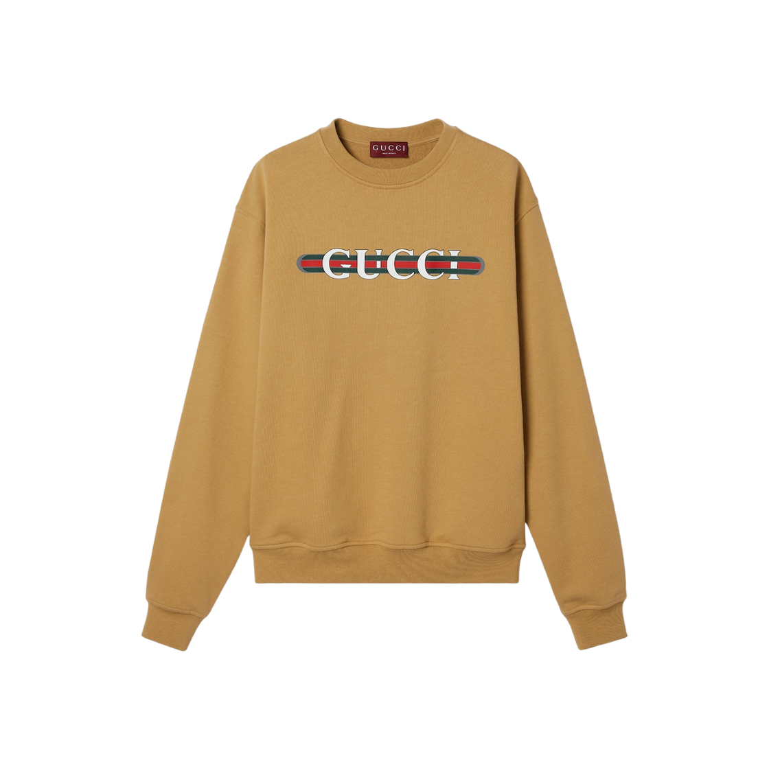 Gucci Cotton Jersey Sweatshirt Camel Felted Cotton Jersey 상세 이미지 1