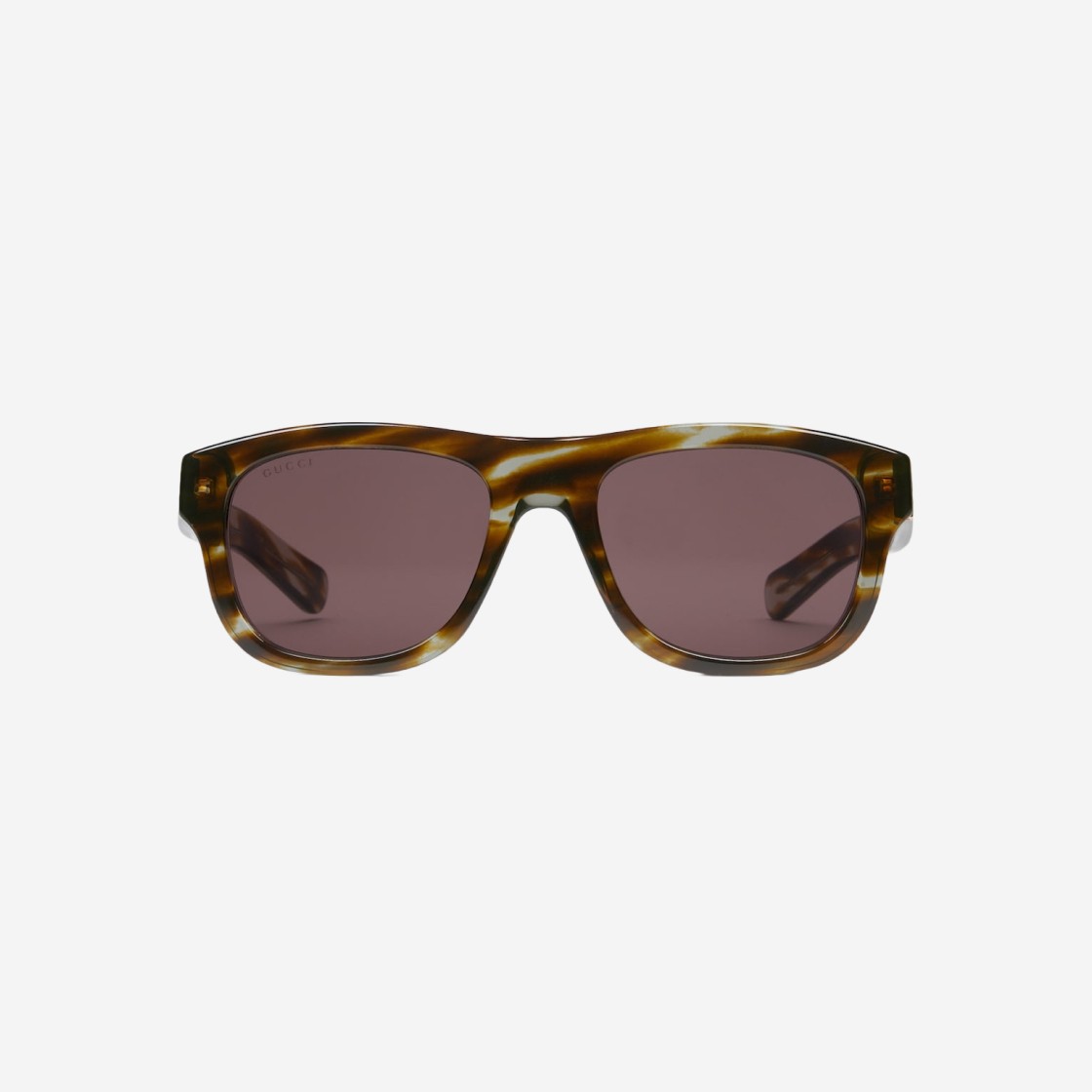 Gucci Oval Frame Sunglasses Shiny Tortoiseshell Acetate Frame 상세 이미지 1