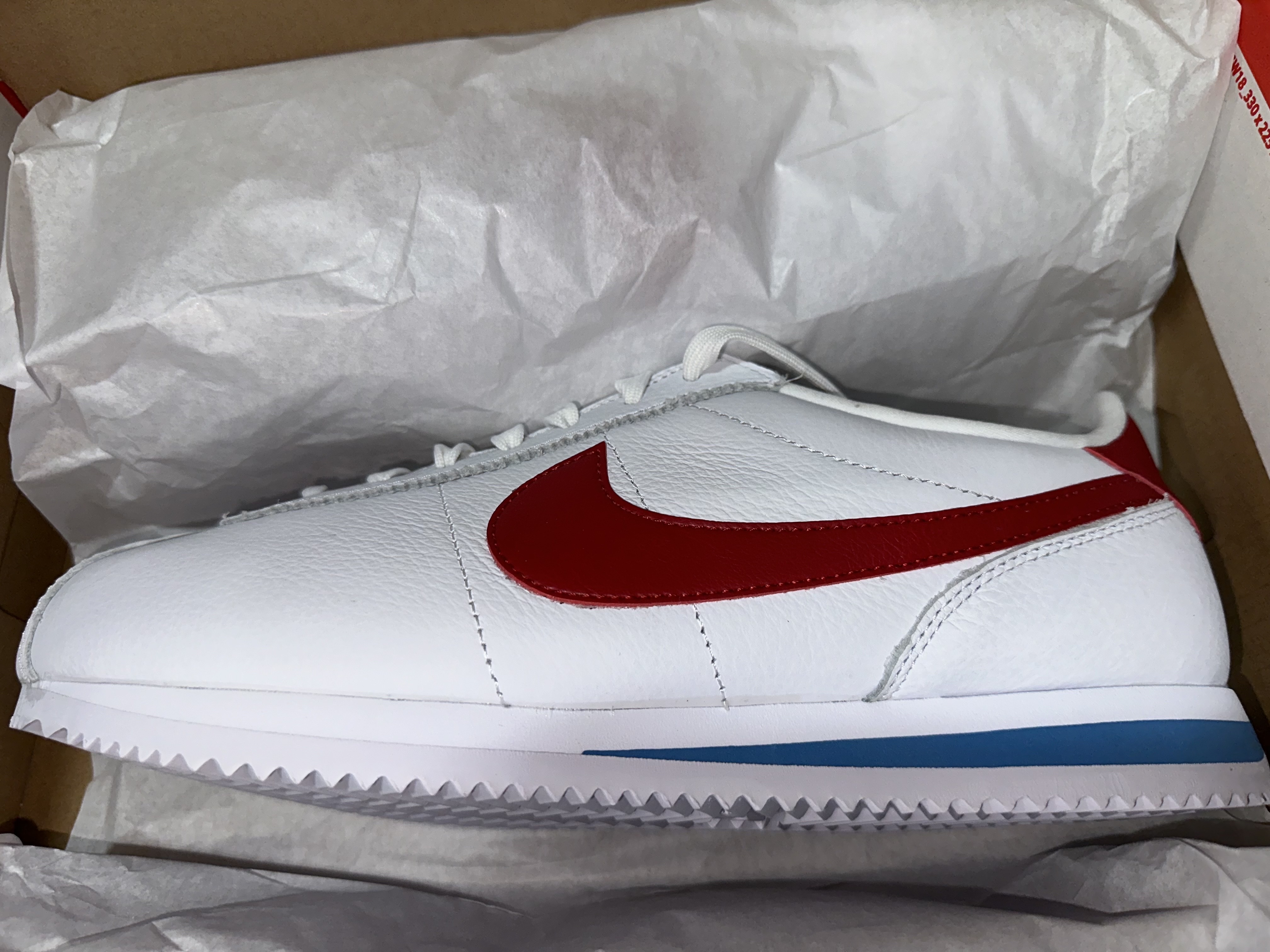 Nike Cortez Varsity Red White & Blue 착용 스타일