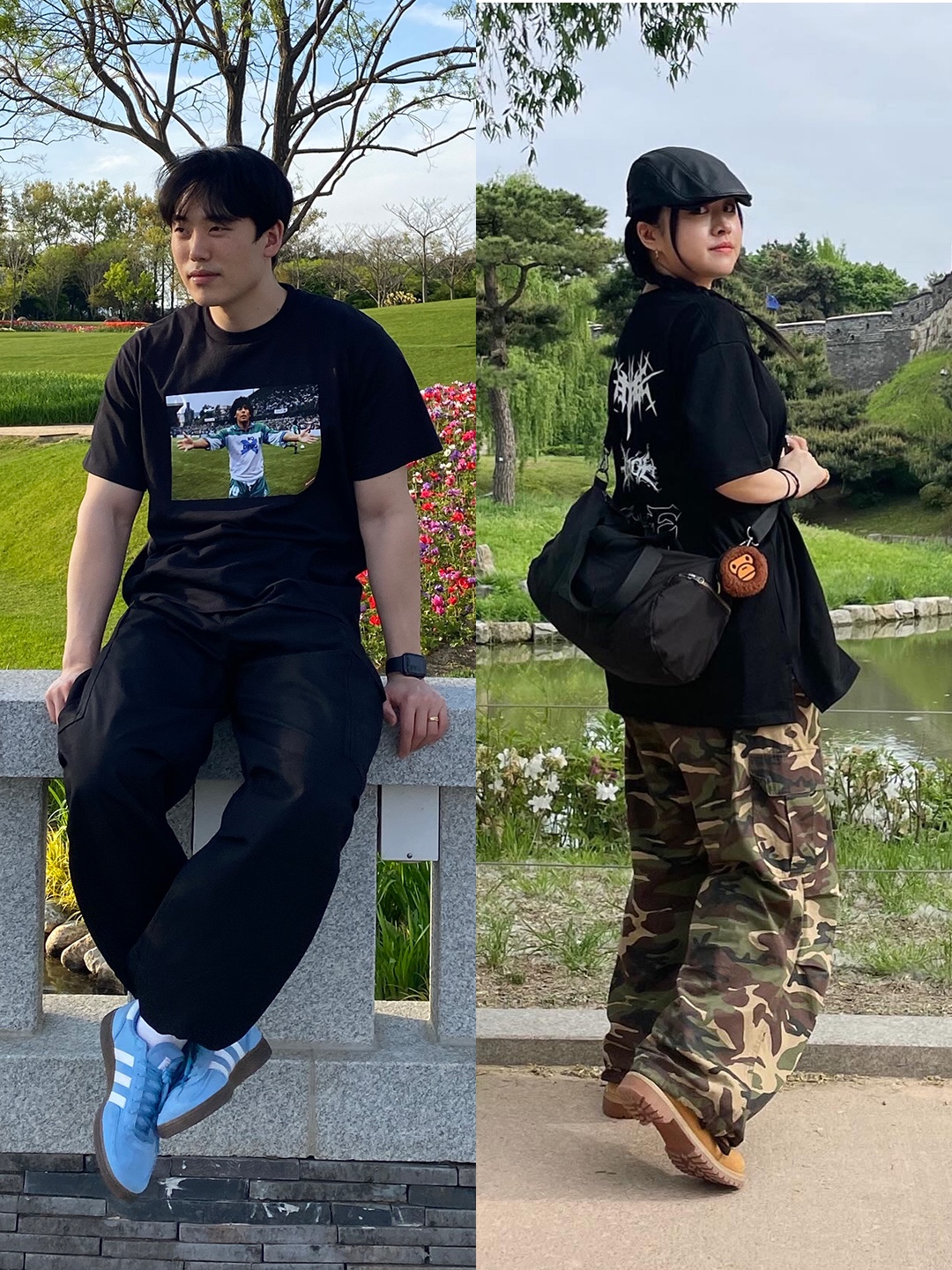 Converse x Drkshdw Turbowpn Pelican, (W) Adidas 3-Stripes Woven Shorts Black - KR Sizing 착용 스타일 - 3