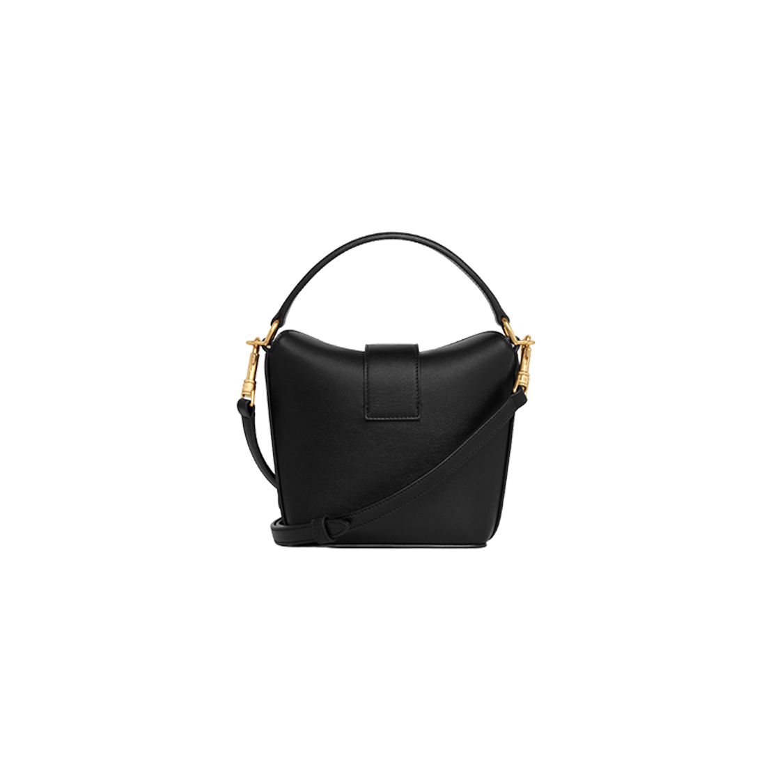 Celine Mini Bucket Triomphe in Smooth Calfskin Black 상세 이미지 3