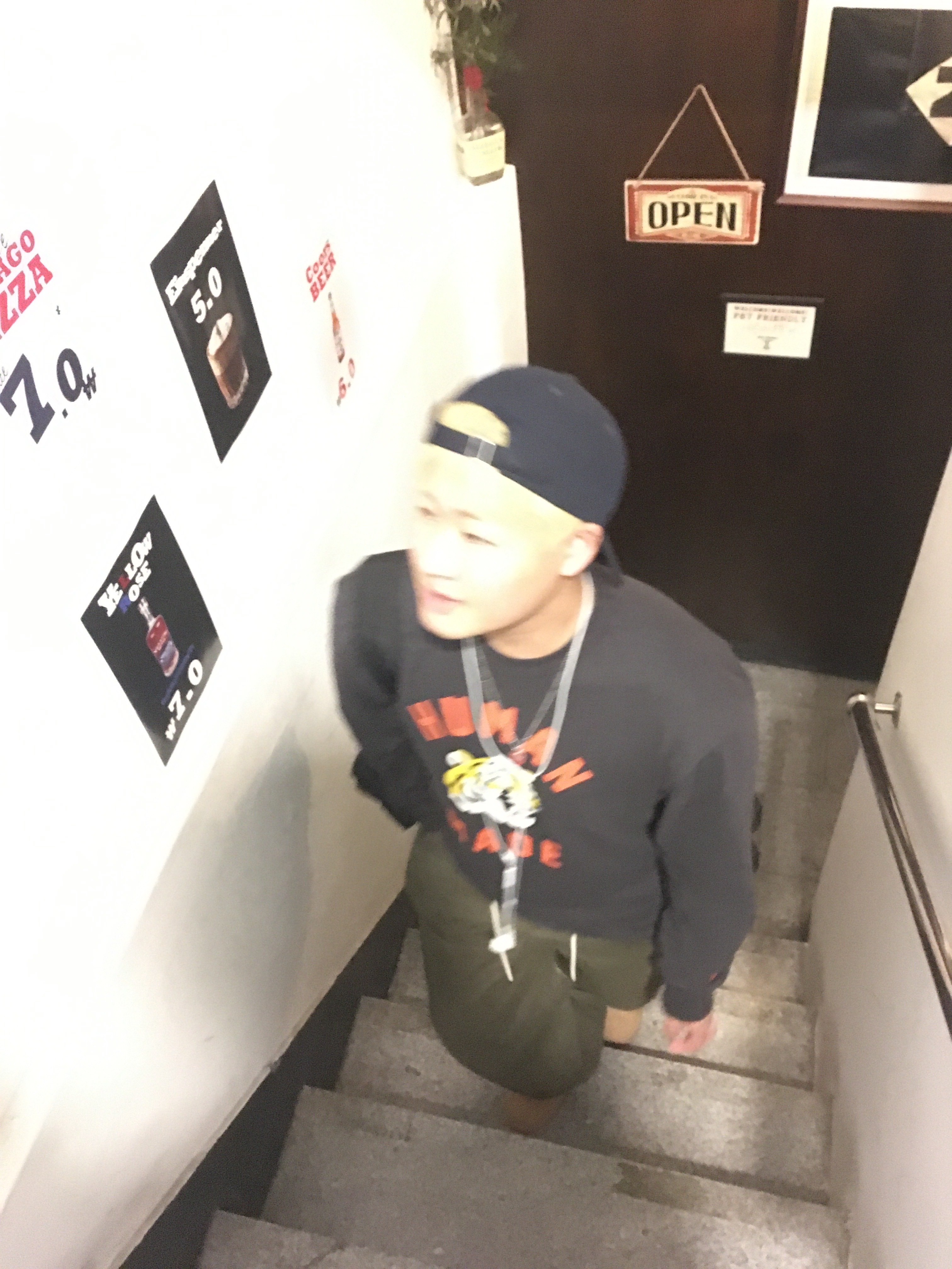Human Made Graphic L/S T-Shirt Black 착용 스타일 - 2