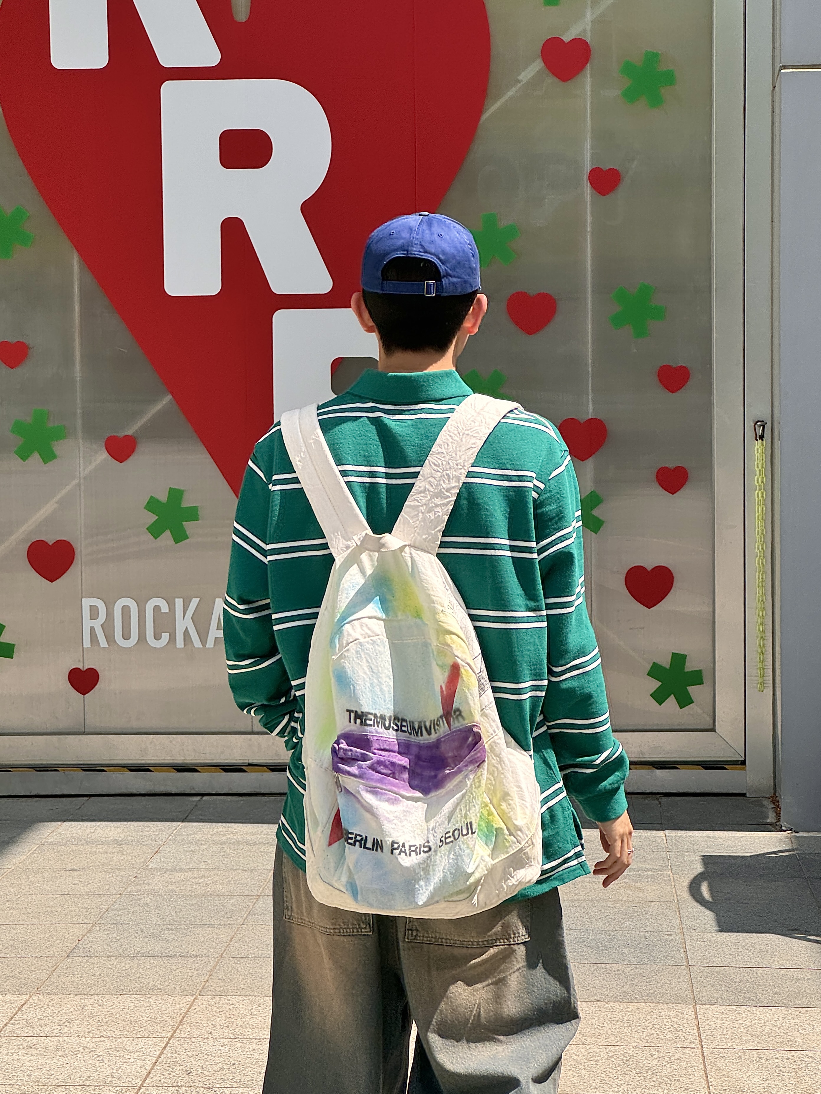 Human Made L/S Polo Shirt Green, Supreme Warm Up 6-Panel Navy - 23FW 착용 스타일 - 3