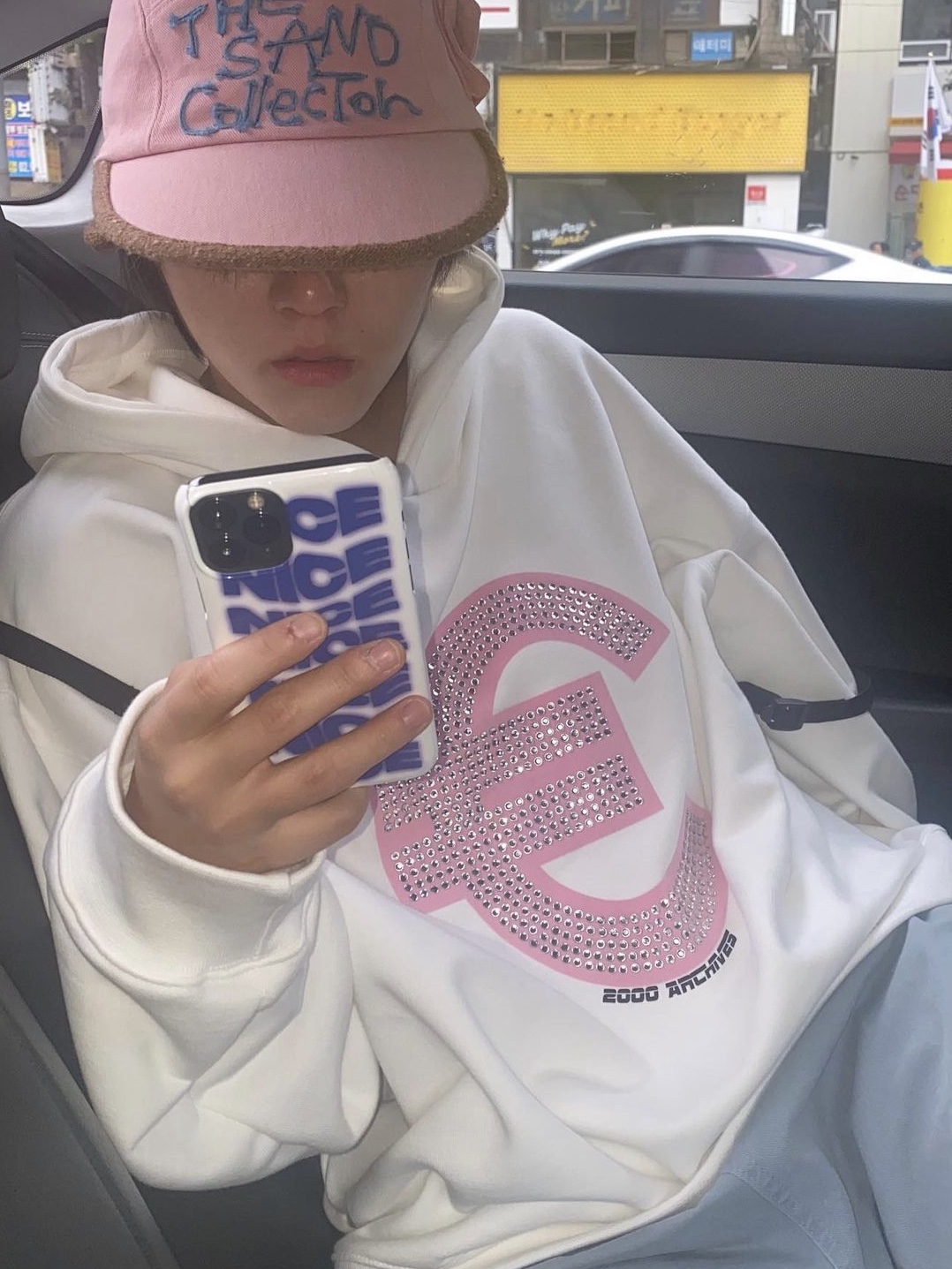 Problemallways The Sand Collector Pocket Camp Cap Blue, Problemallways The Sand Collector Pocket Camp Cap Green 착용 스타일