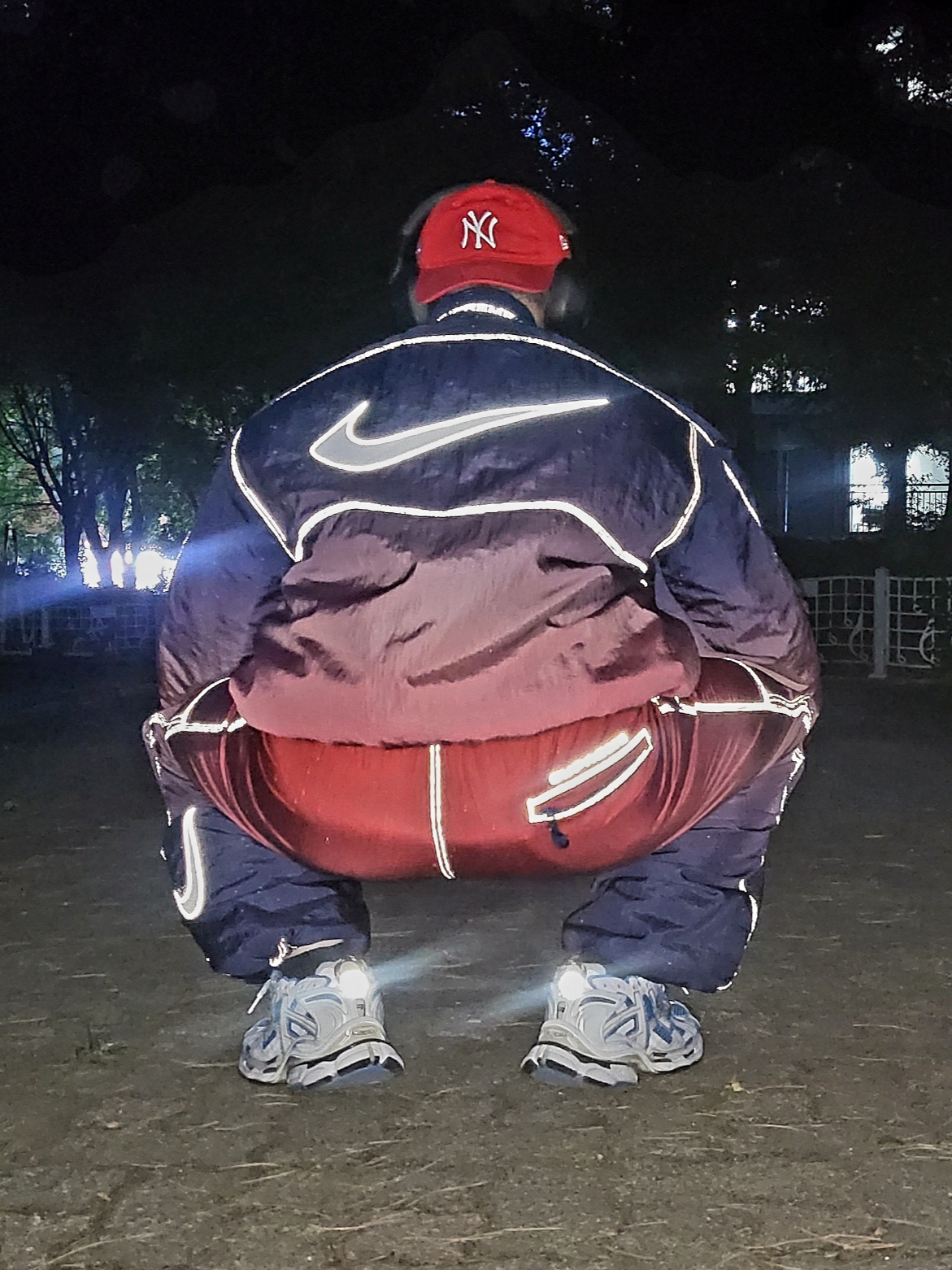 Supreme x Nike Ripstop Pullover Multicolor - 24SS, Supreme x Nike Ripstop Track Pants Multicolor - 24SS 착용 스타일 - 4