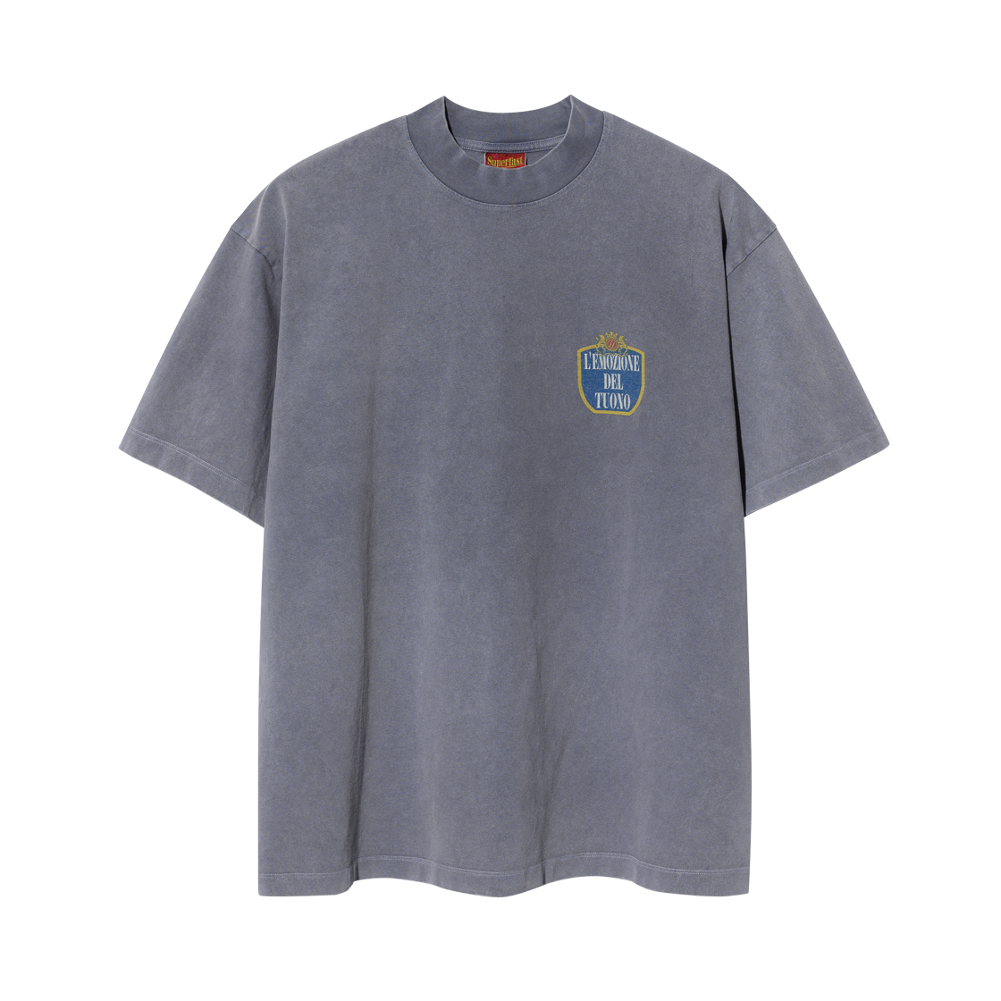 SH2DG059-GY [KREAM 단독] Superfast x Hankook Tire Crest Bold Neck T-Shirt Gray - #2