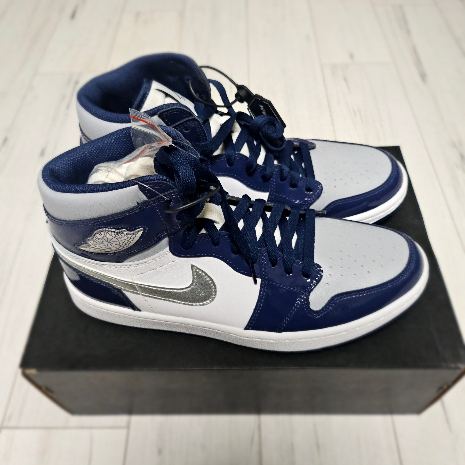 Jordan 1 High Golf Midnight Navy 착용 스타일 - 2