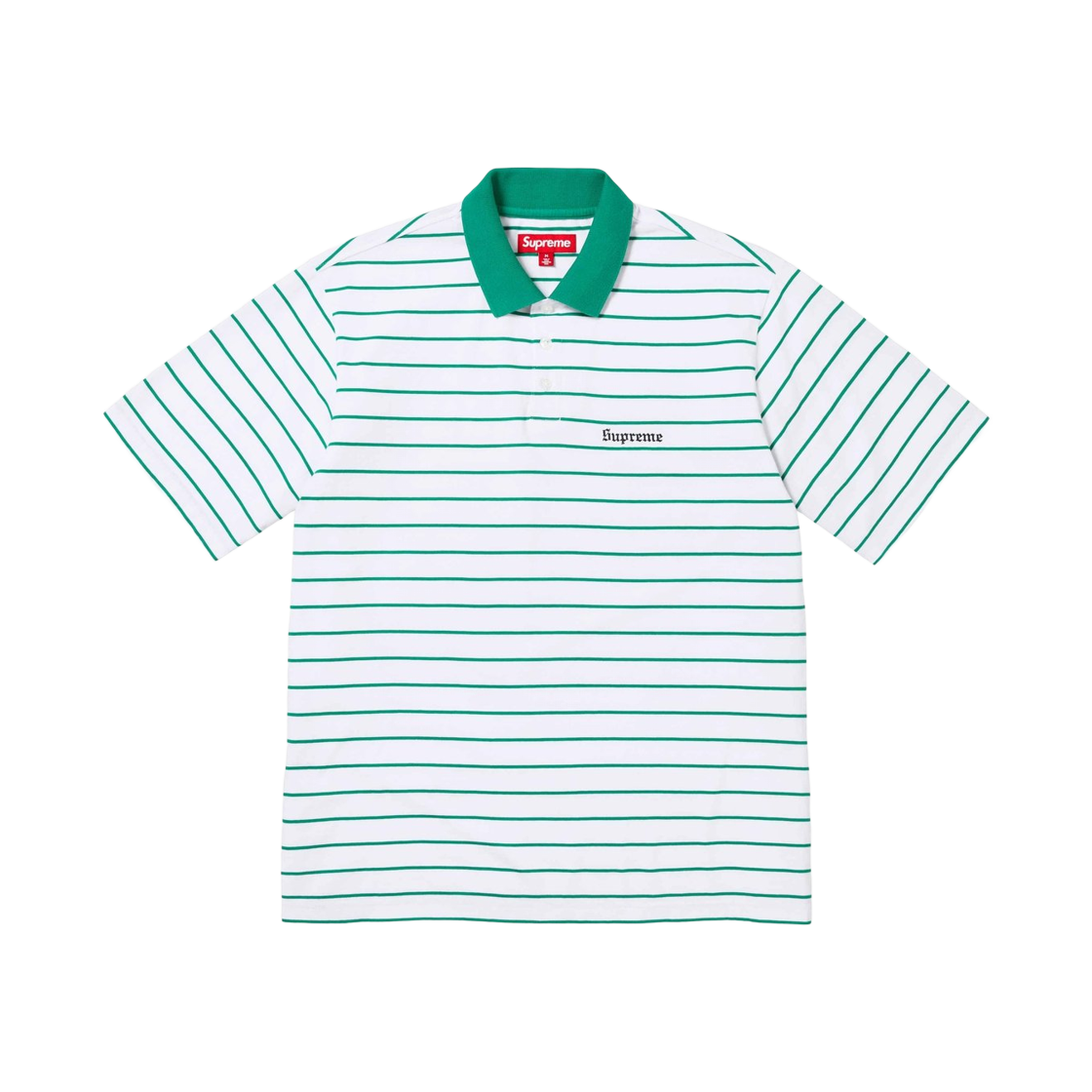 Supreme x Melvins Stripe S/S Polo White - 24SS 상세 이미지 2