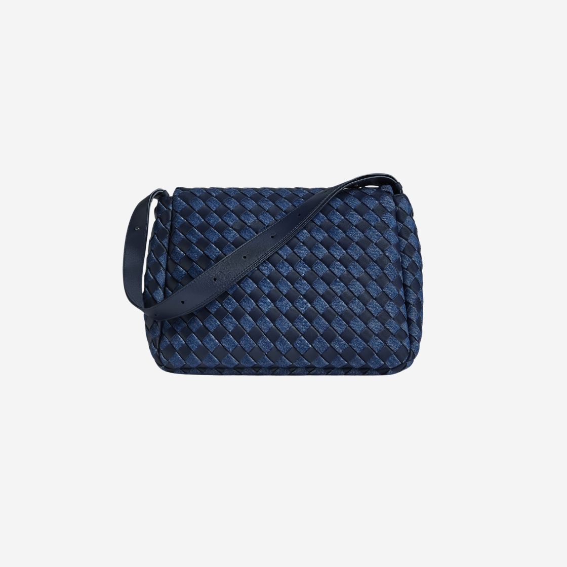 Bottega Veneta Large Cobble Crossbody Bag Abyss Indigo 상세 이미지 3