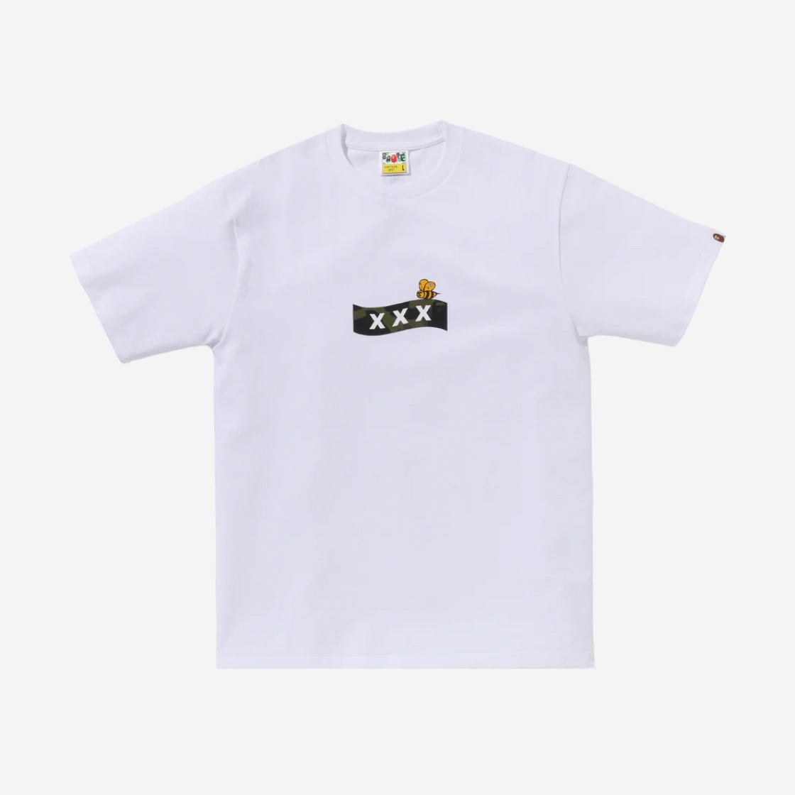 BAPE x God Selection XXX T-Shirt White 상세 이미지 1