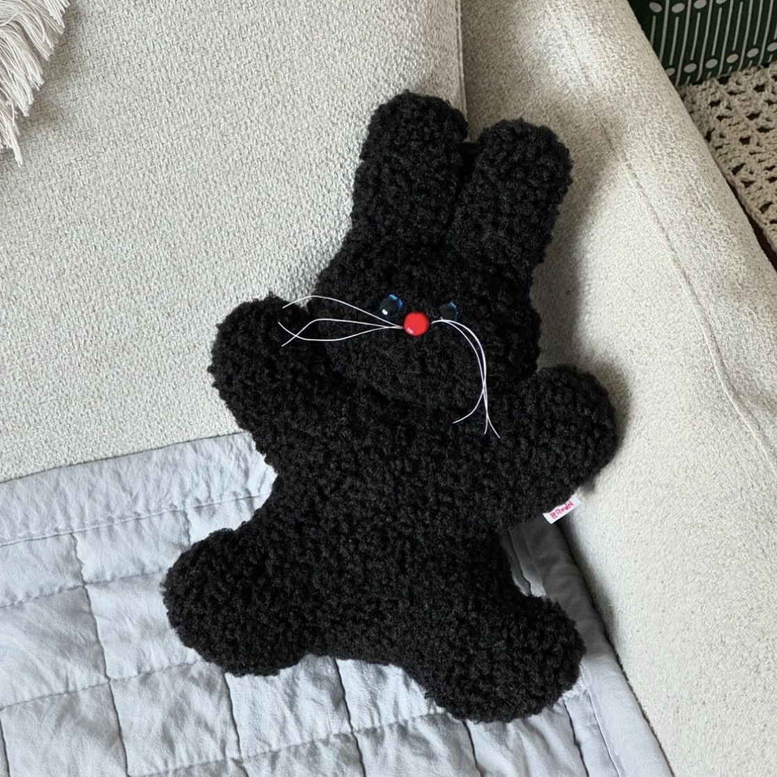 Lelbobrown Bunny Oversize Keyring Happy Bunny 착용 스타일