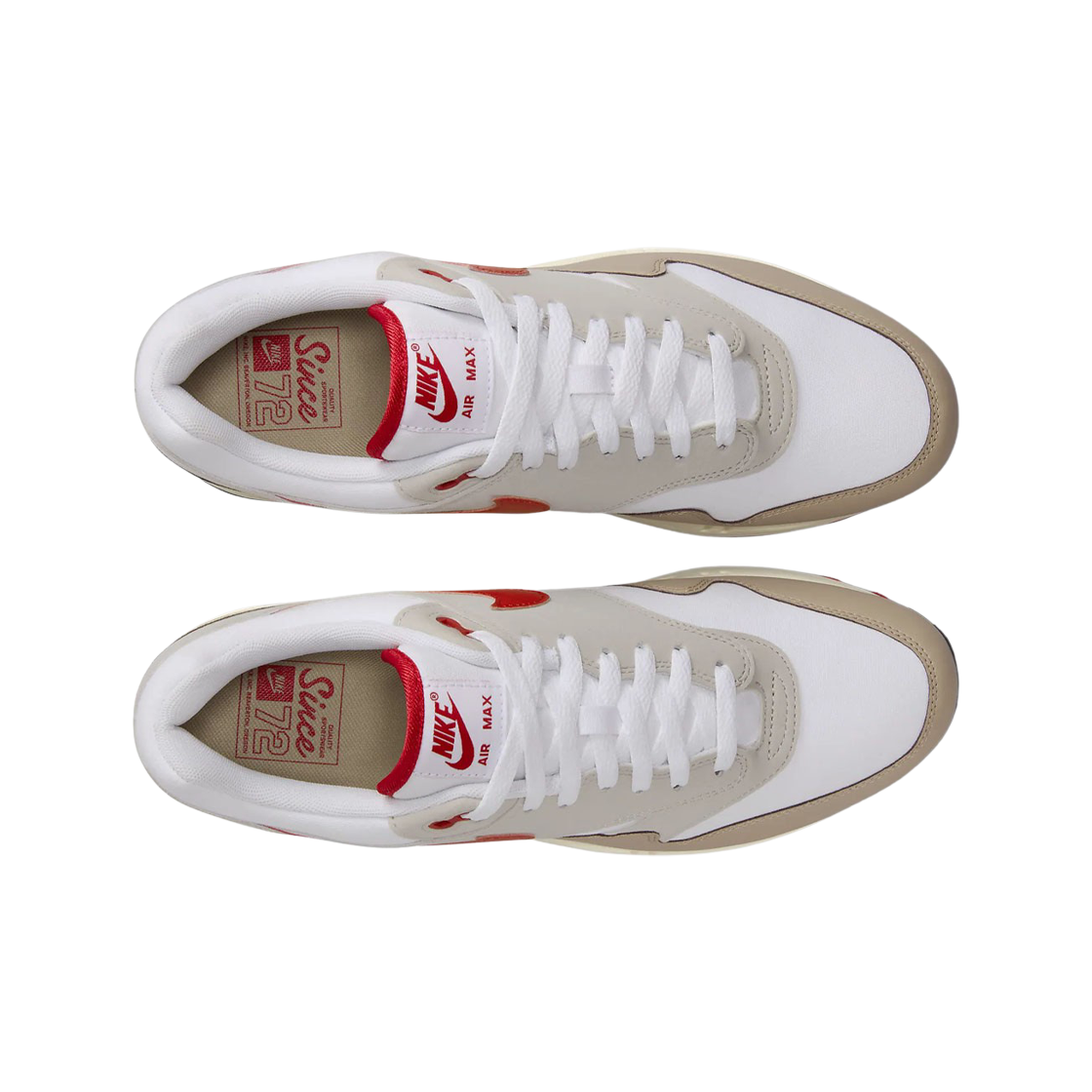 나이키 에어맥스 1 화이트 유니버시티 레드(Nike Air Max 1 White University Red) - 2