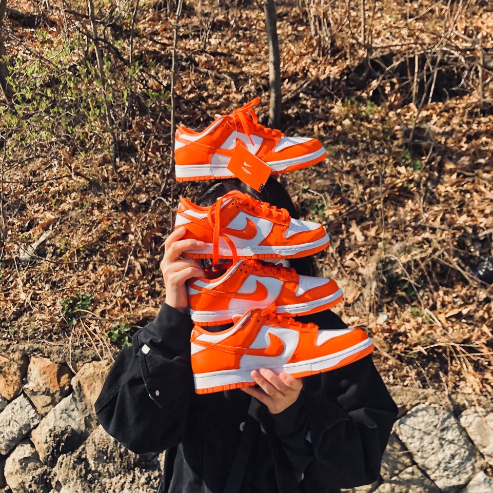 Nike Dunk Low SP Syracuse 2020 착용 스타일