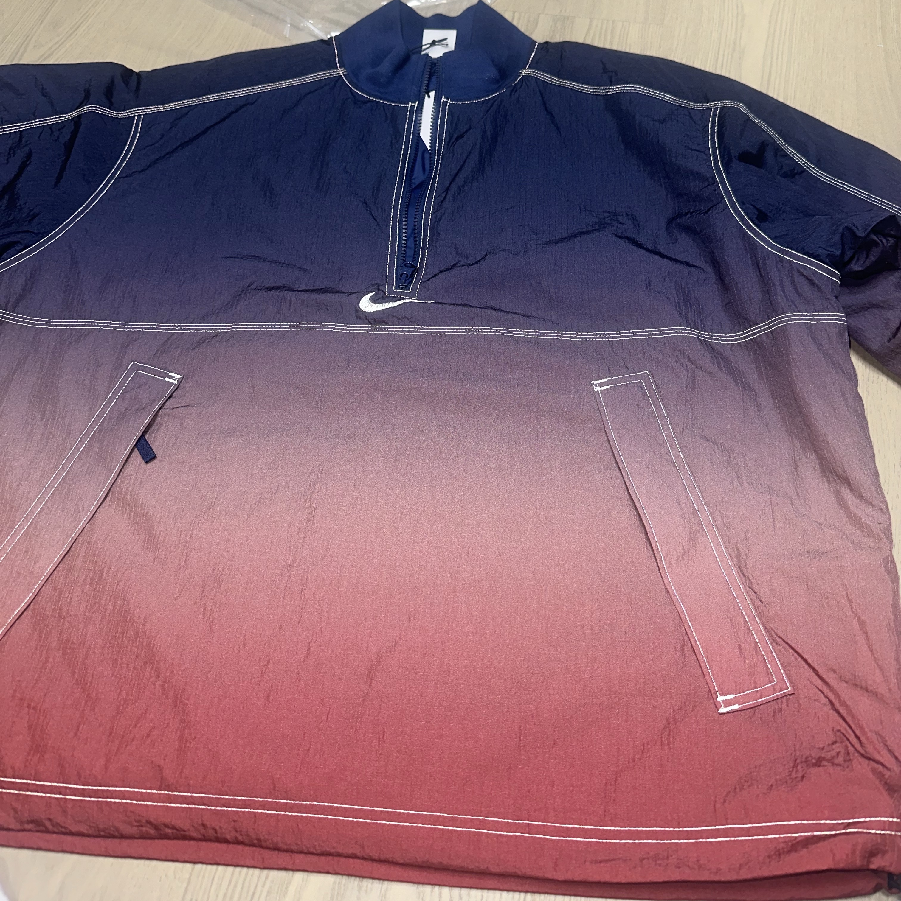 Supreme x Nike Ripstop Pullover Multicolor - 24SS 착용 스타일 - 2