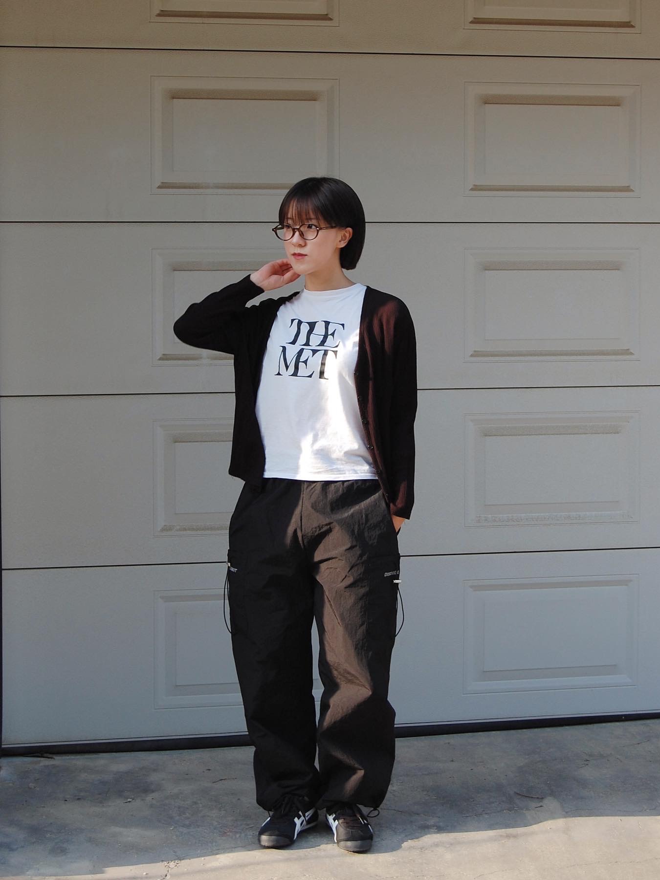 Onitsuka Tiger Mexico 66 Black White 착용 스타일