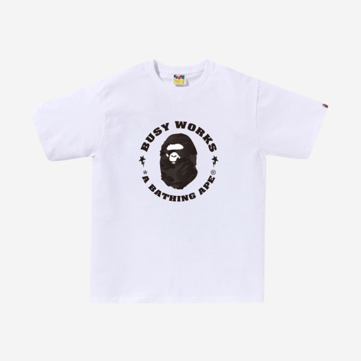 베이프 잉크 카모 비지 웍스 티셔츠 화이트