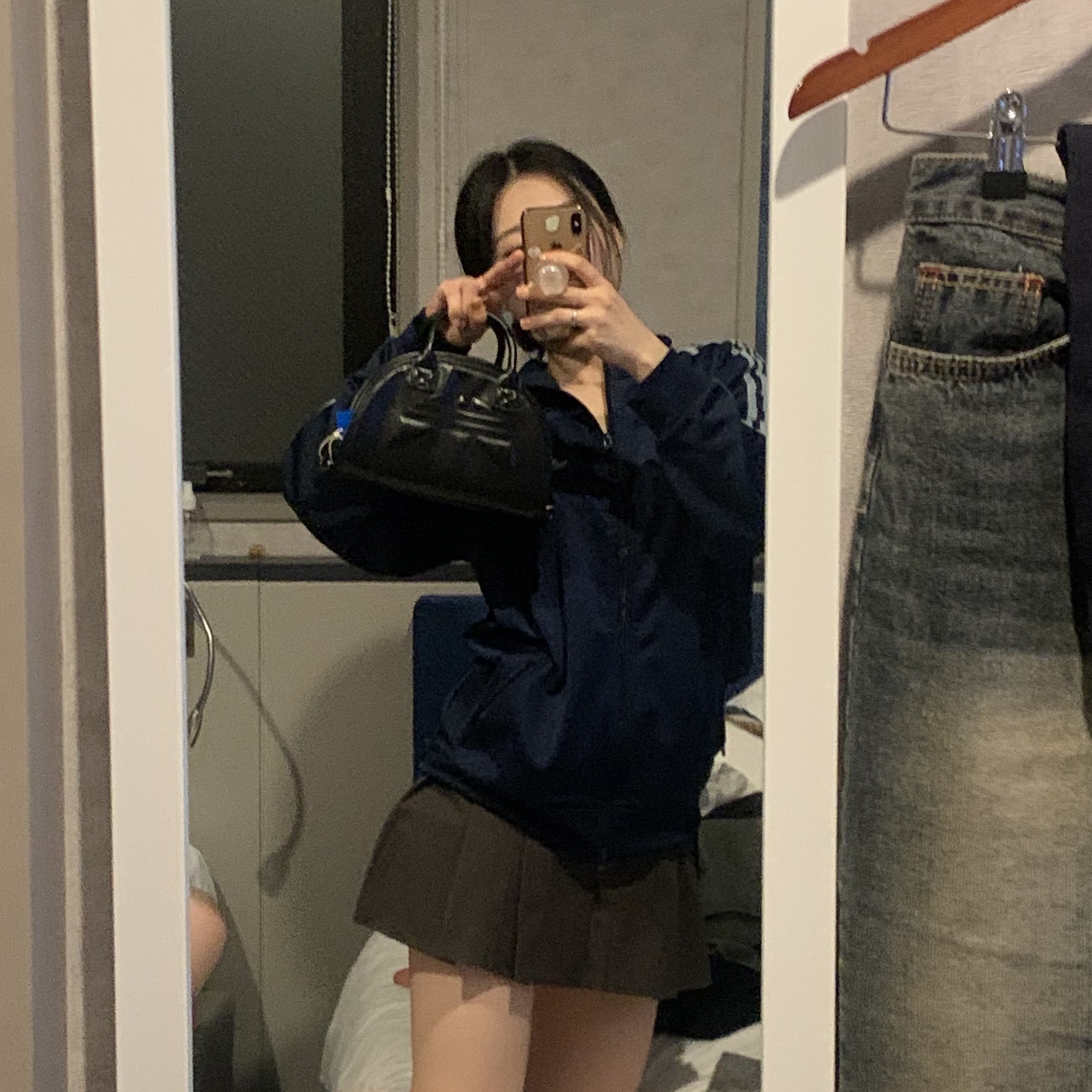Adidas Originals Beckenbauer Track Jacket Night Indigo - KR Sizing, Adidas Adicolor Classic Beckenbauer Track Top Night Indigo - KR Sizing μ°©μ© μ€νμΌ - 2