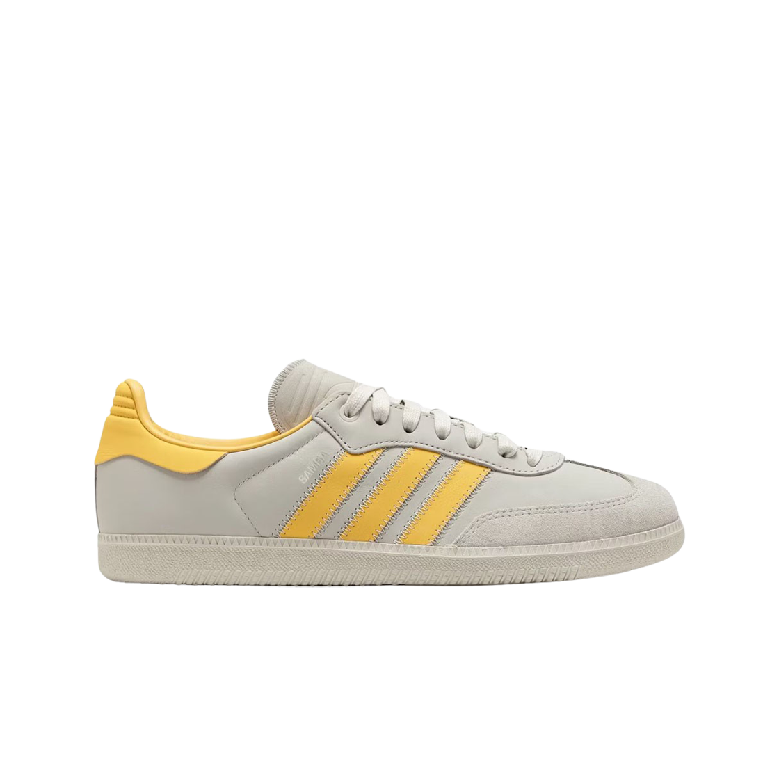 ID9068 Adidas x Pharrell Williams Humanrace Samba Bold Gold - 대표 이미지 #1