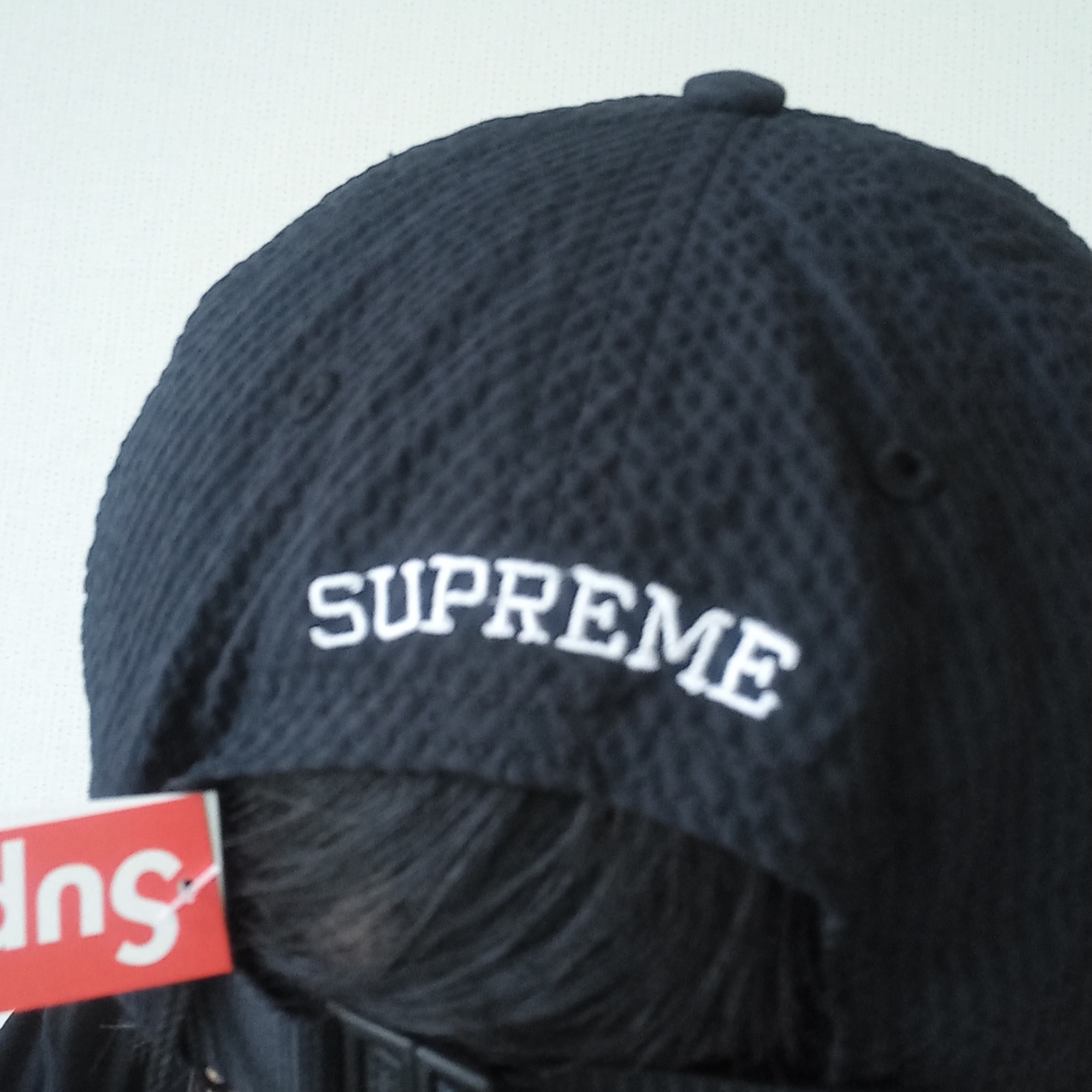 Supreme Seersucker S Logo 6-Panel Black - 24SS, Supreme Box Logo Hooded Sweatshirt Ash Grey - 23FW 착용 스타일 - 5