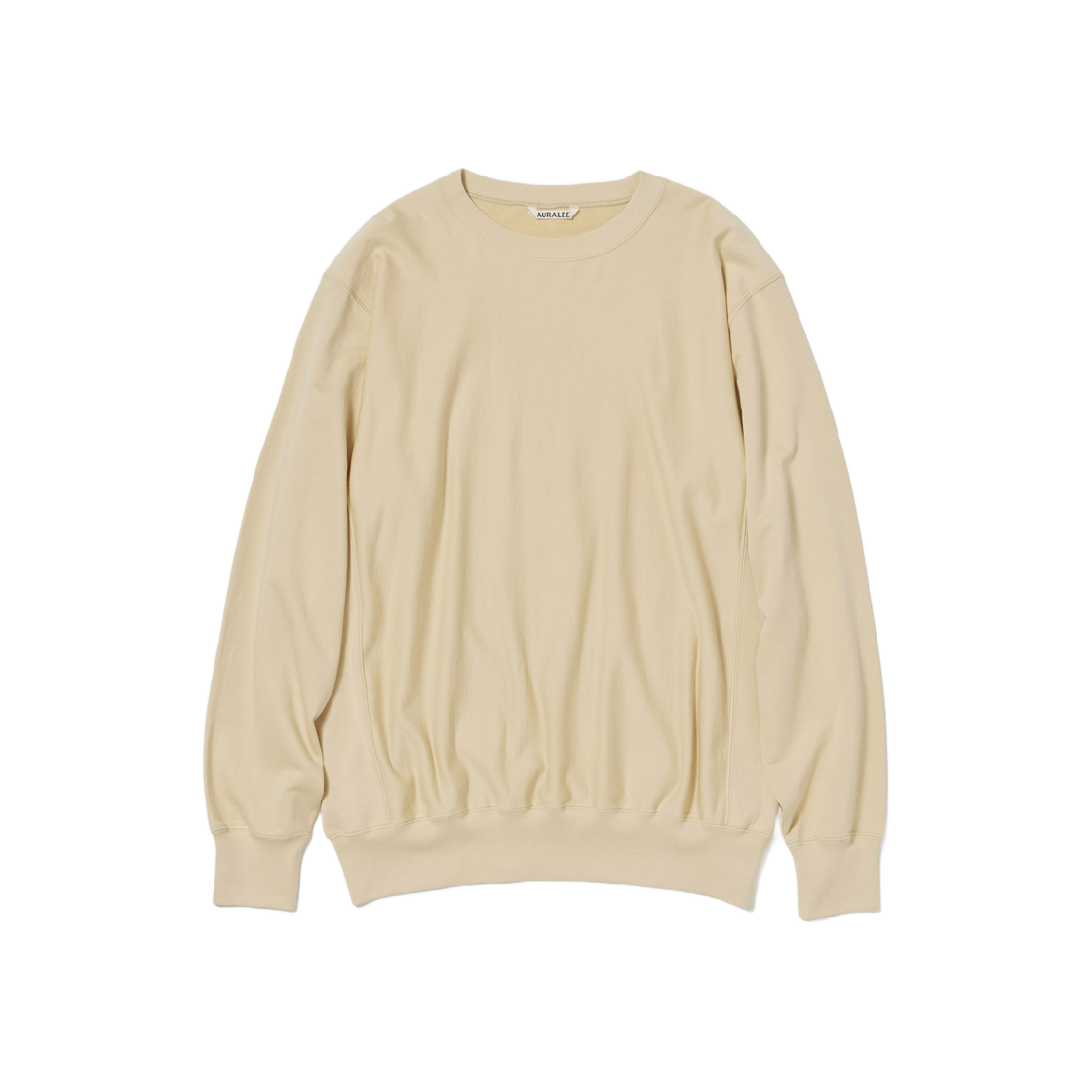 Auralee Elastic High Gauge Sweat P/O Light Beige 상세 이미지 1