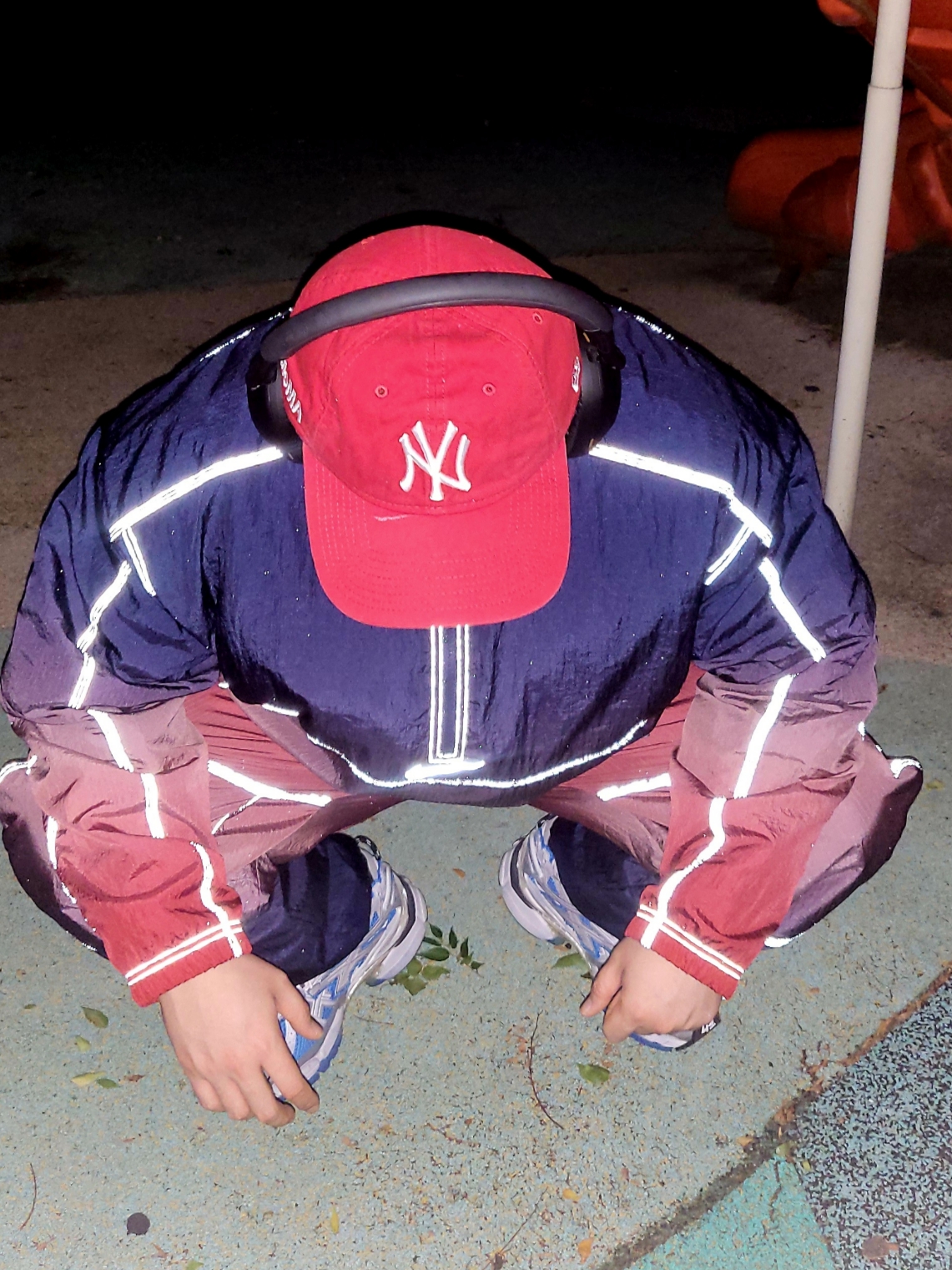 Supreme x Nike Ripstop Pullover Multicolor - 24SS, Supreme x Nike Ripstop Track Pants Multicolor - 24SS 착용 스타일 - 3