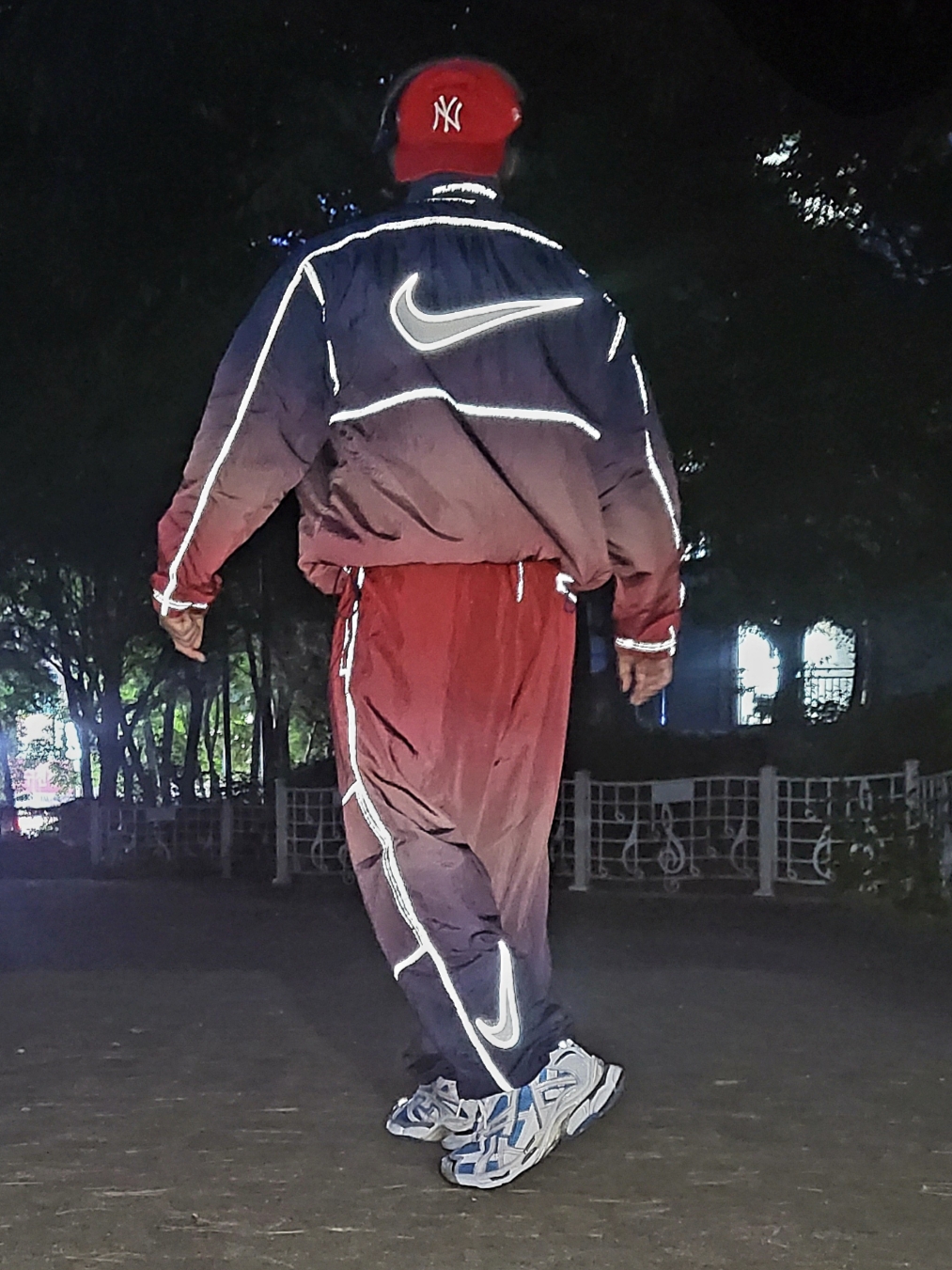 Supreme x Nike Ripstop Pullover Multicolor - 24SS, Supreme x Nike Ripstop Track Pants Multicolor - 24SS 착용 스타일 - 5
