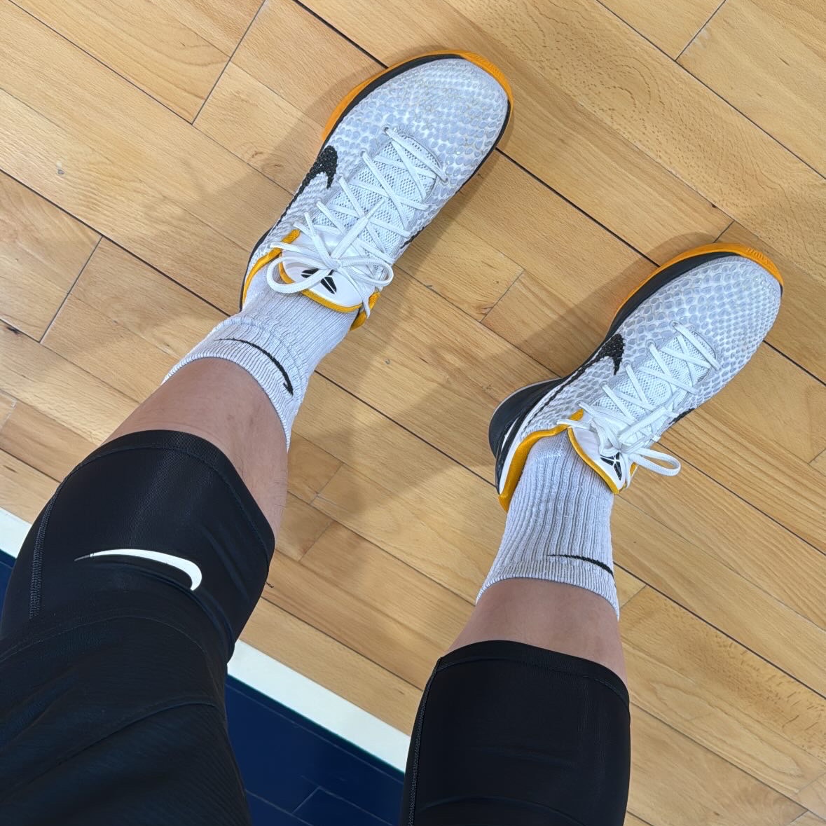 Nike Kobe 6 Protro White Del Sol 착용 스타일