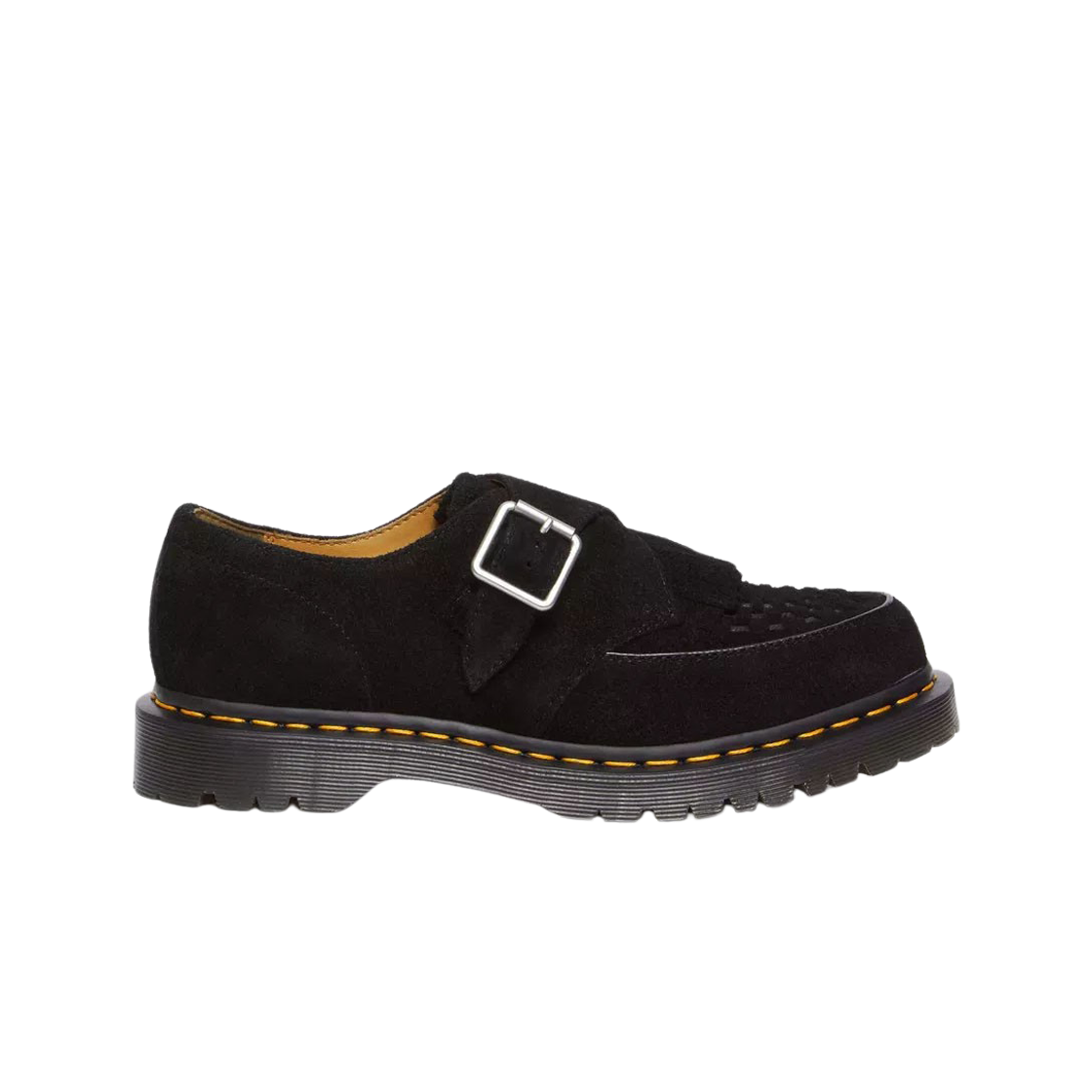 Dr. Martens Ramsey Monk Suede Black 상세 이미지 1