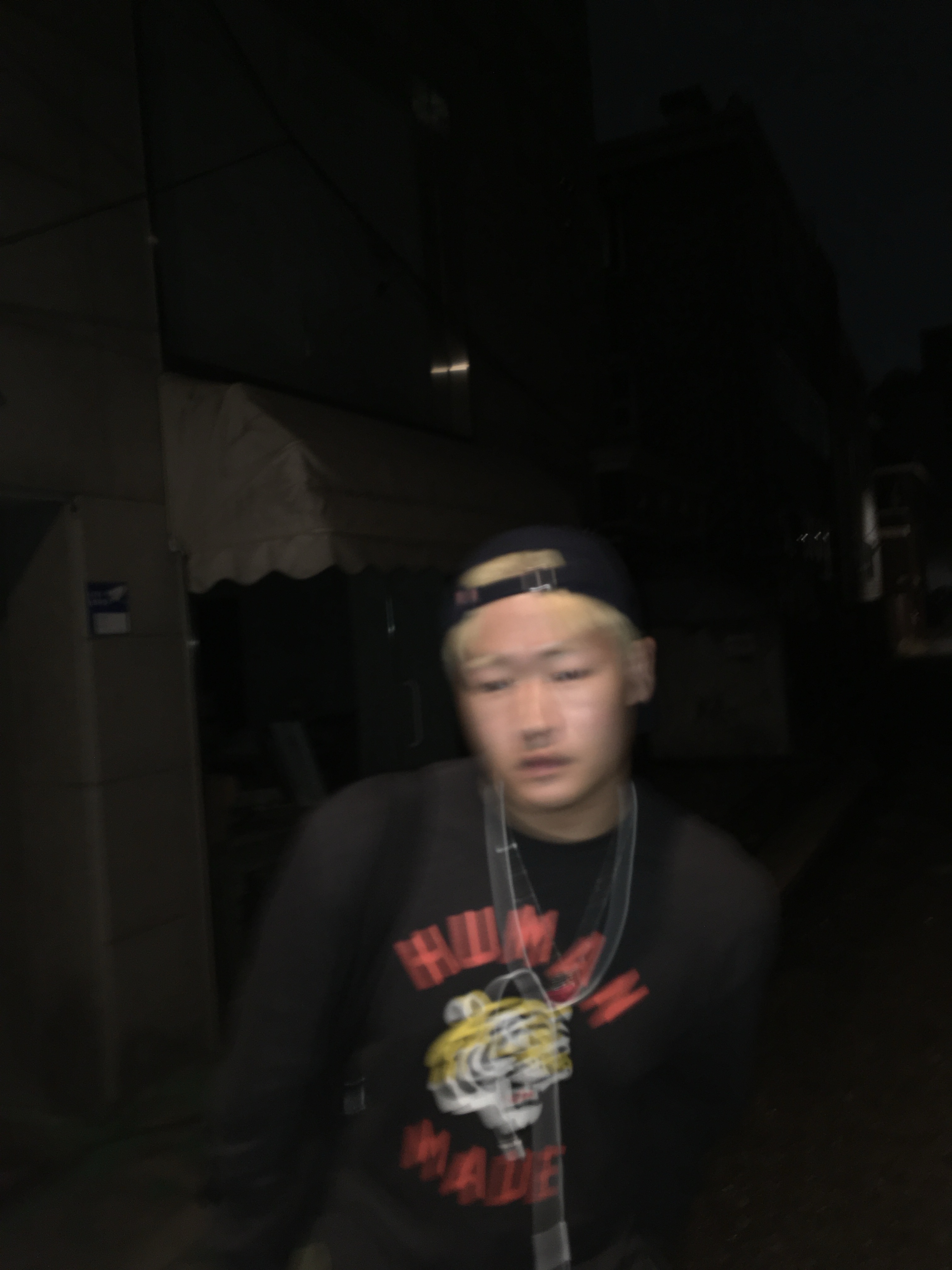Human Made Graphic L/S T-Shirt Black 착용 스타일 - 1