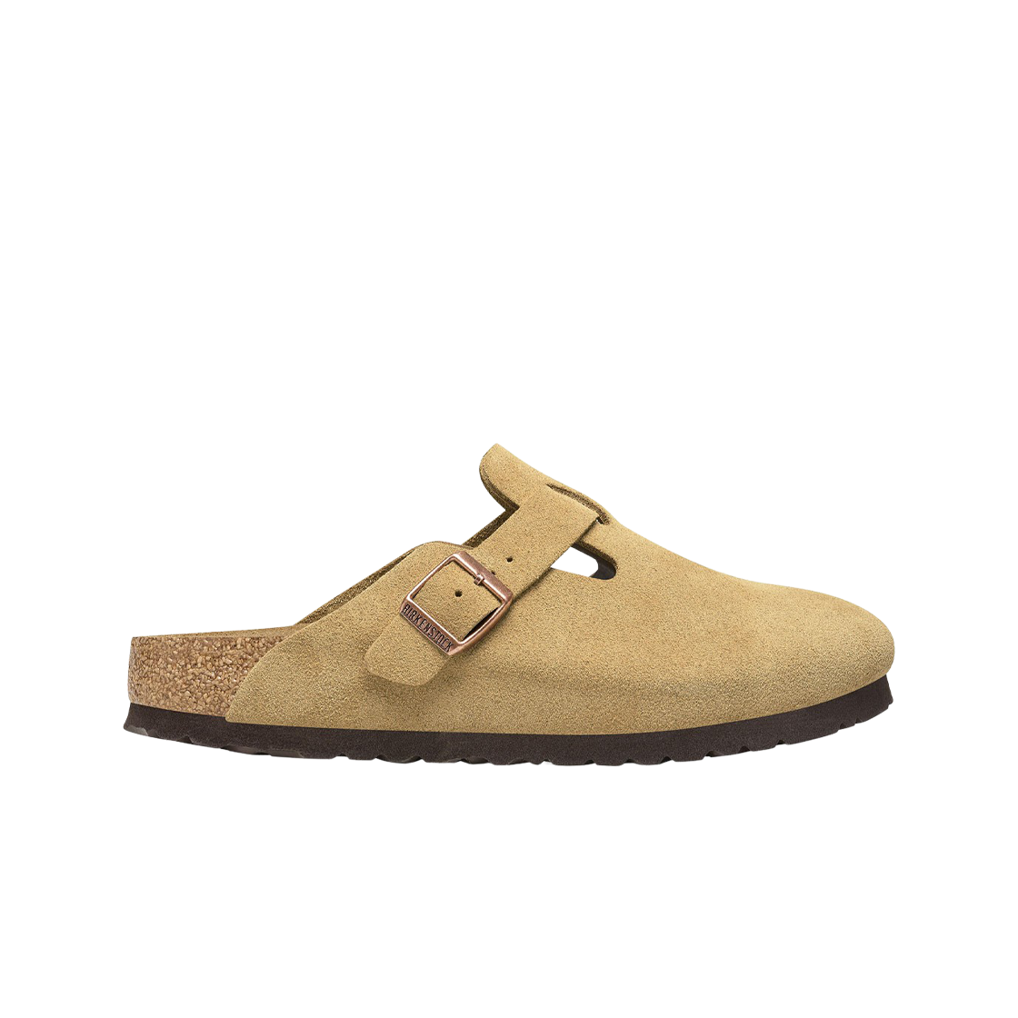 1026181 Birkenstock Boston Suede Leather Latte Cream - Regular