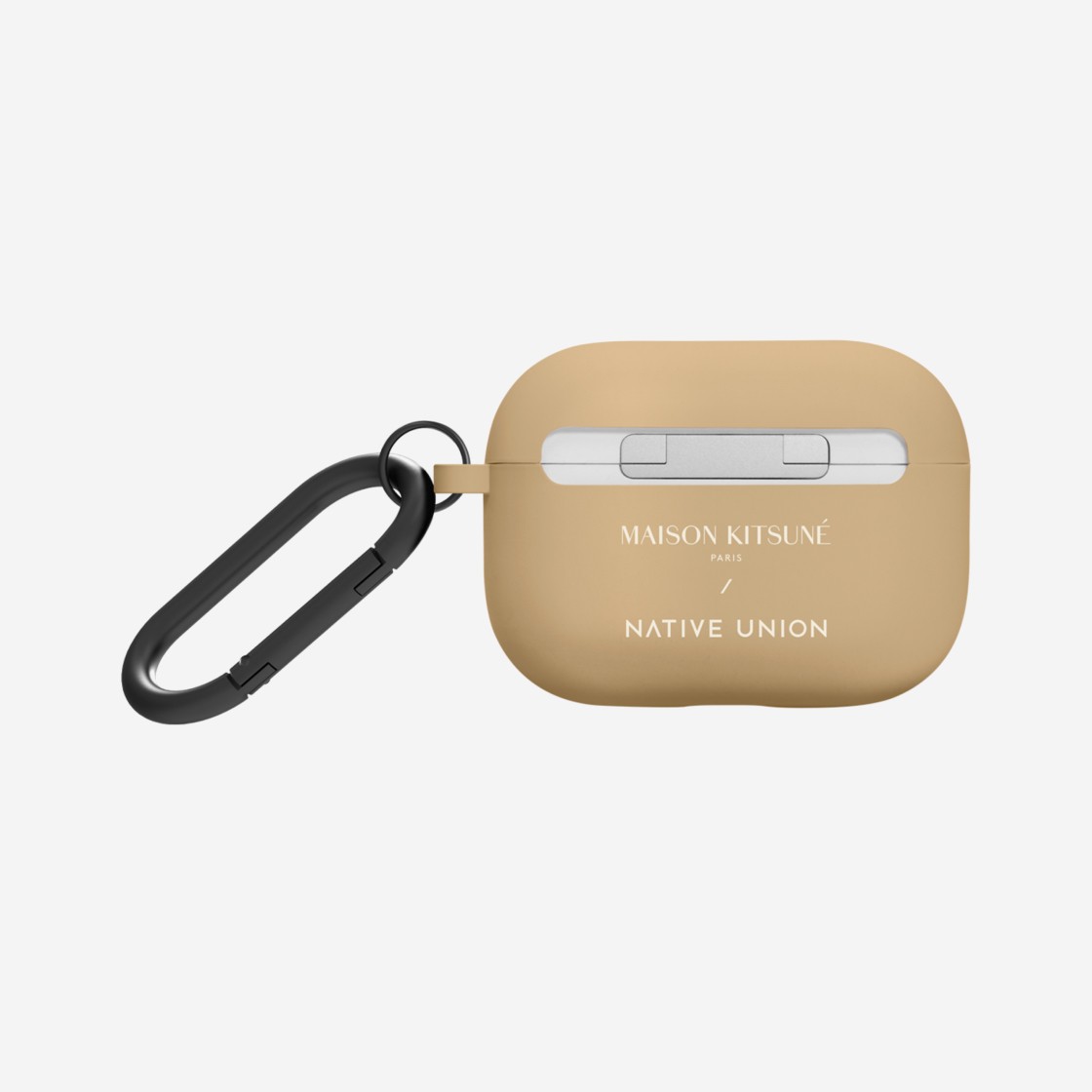 Maison Kitsune x Native Union Monochrome Fox Head AirPods Pro 2nd Gen Case Beige 상세 이미지 2