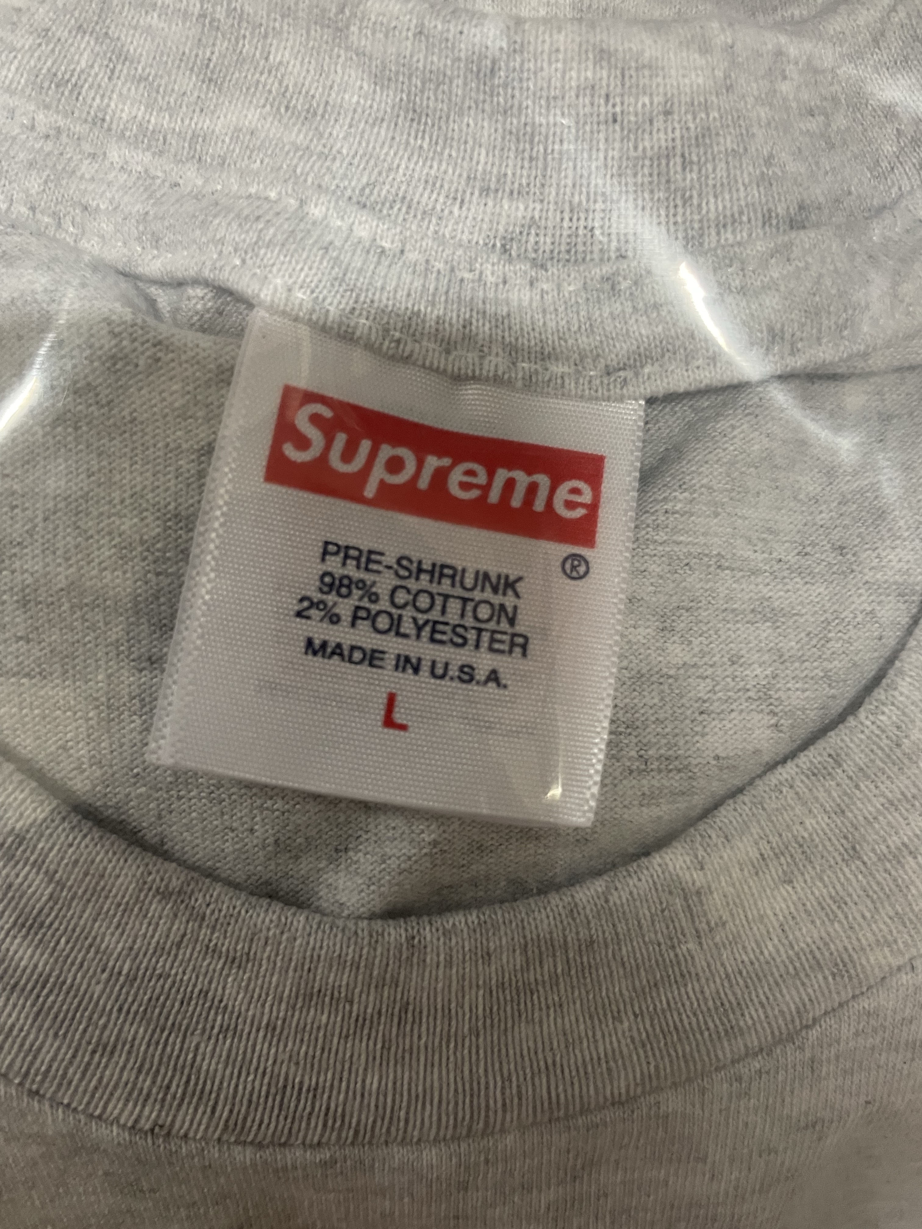 Supreme Pinline T-Shirt Black - 24SS 착용 스타일 - 2