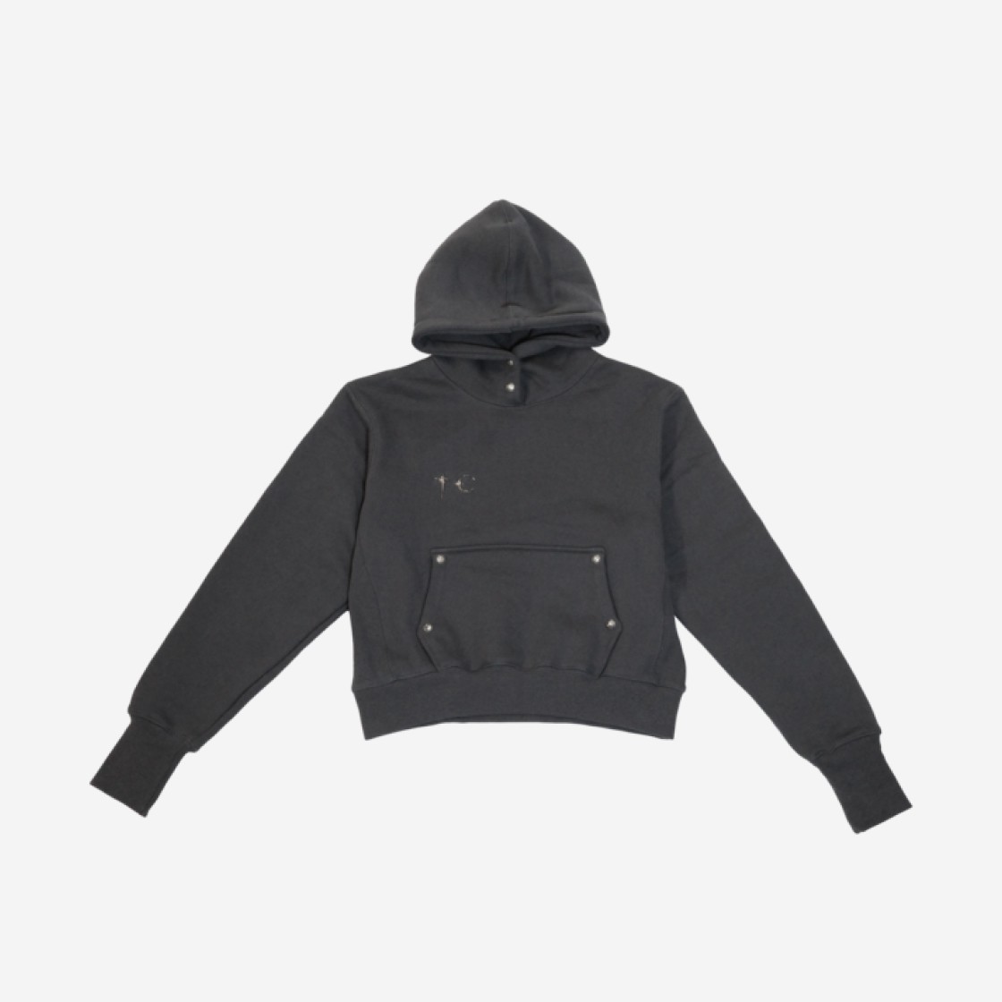 (W) Thug Club Armor Hoodie Grey 상세 이미지 1