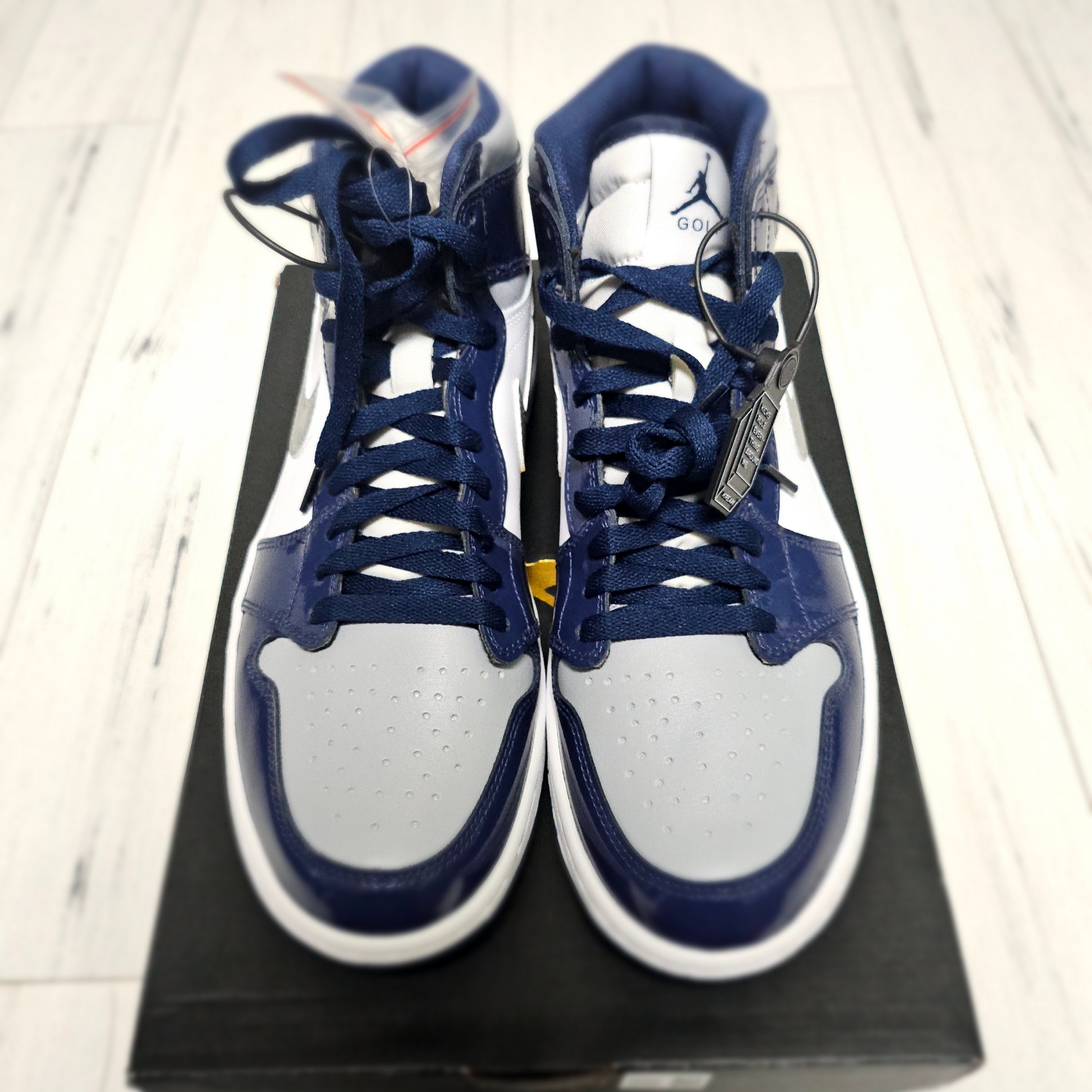 Jordan 1 High Golf Midnight Navy 착용 스타일 - 3