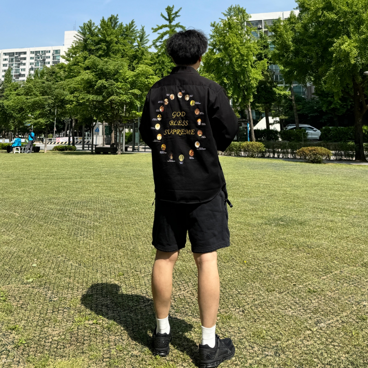 Supreme Our Lady Work Shirt Black M Supreme Our Lady Work Shirt