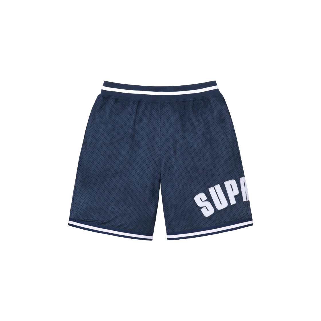 Supreme Ultrasuede Mesh Short Navy - 24SS 상세 이미지 1