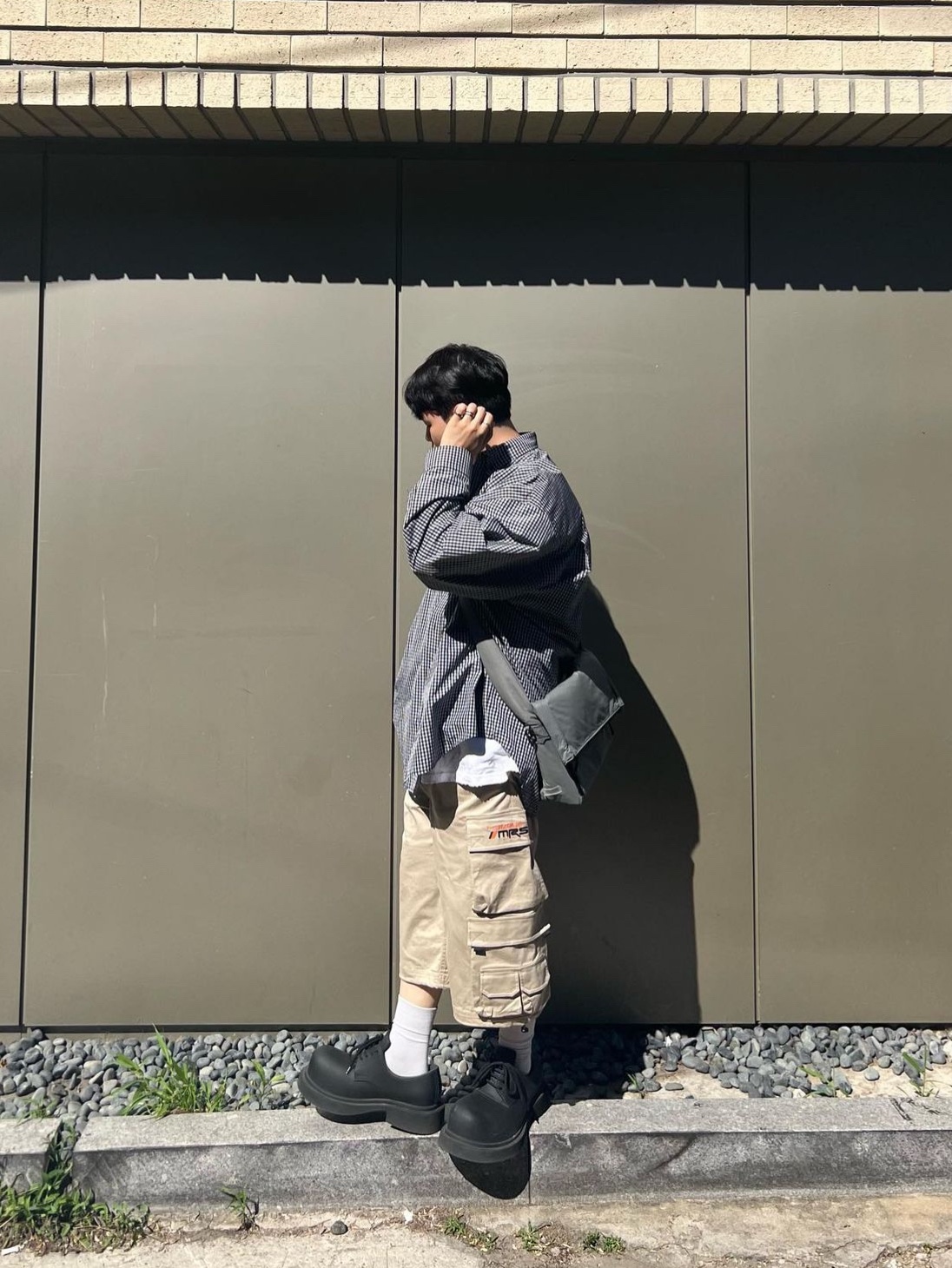 Balenciaga Steroid Derby Black 착용 스타일