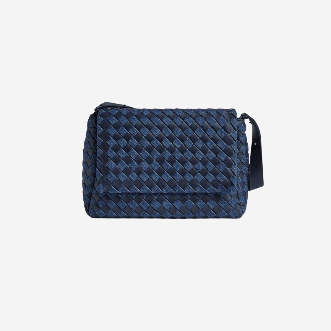 Bottega Veneta Large Cobble Crossbody Bag Abyss Indigo 상세 이미지 1