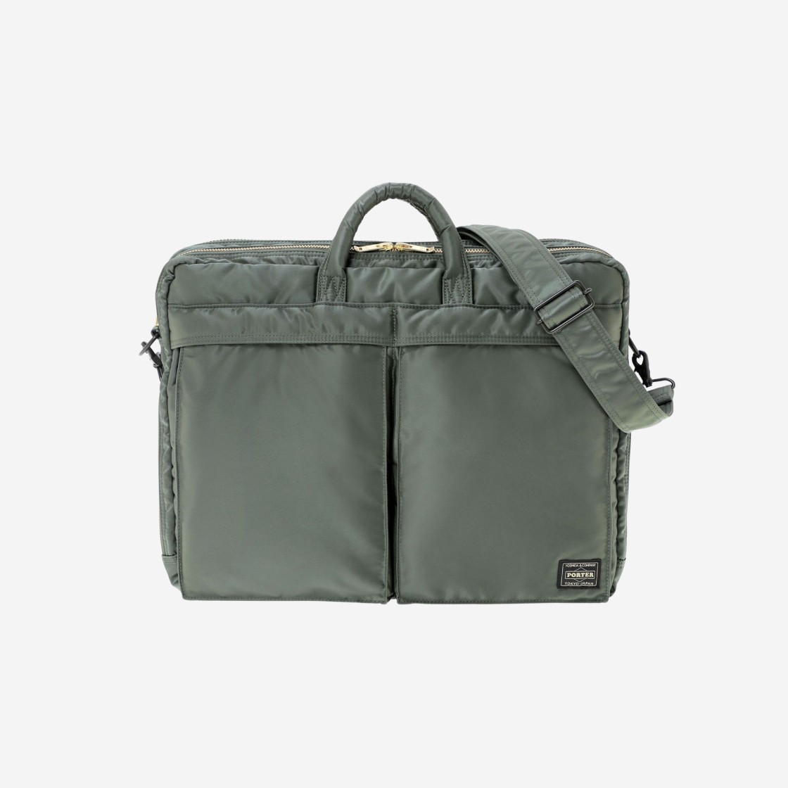 Porter All New Tanker 2Way Document Bag Zip Sage Green 상세 이미지 1