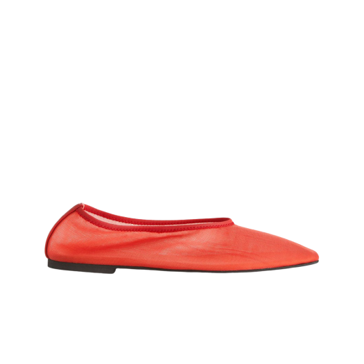 (W) Arket Mesh Ballerinas Red