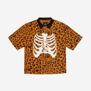 Vans x Mark SBTG Skelleton Short Sleeve Shirt Brown