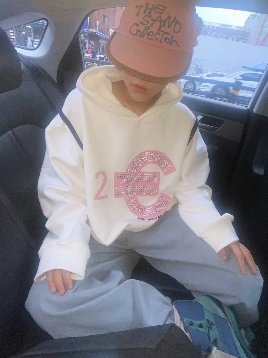 Problemallways The Sand Collector Pocket Camp Cap Blue, Problemallways The Sand Collector Pocket Camp Cap Green 착용 스타일