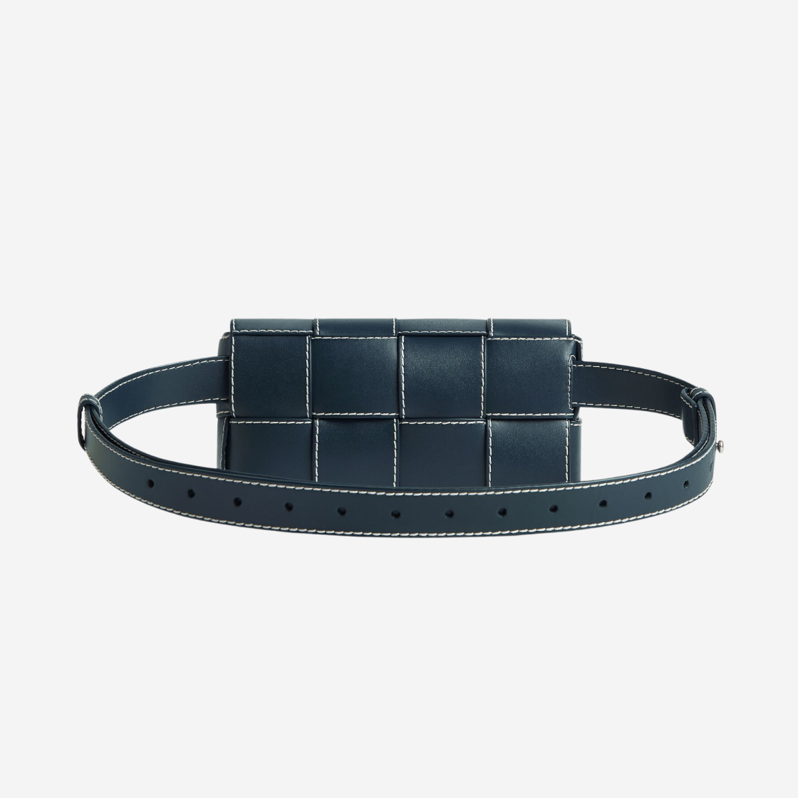 Bottega Veneta Mini Cassette Belt Bag Deep Blue Natural 상세 이미지 3